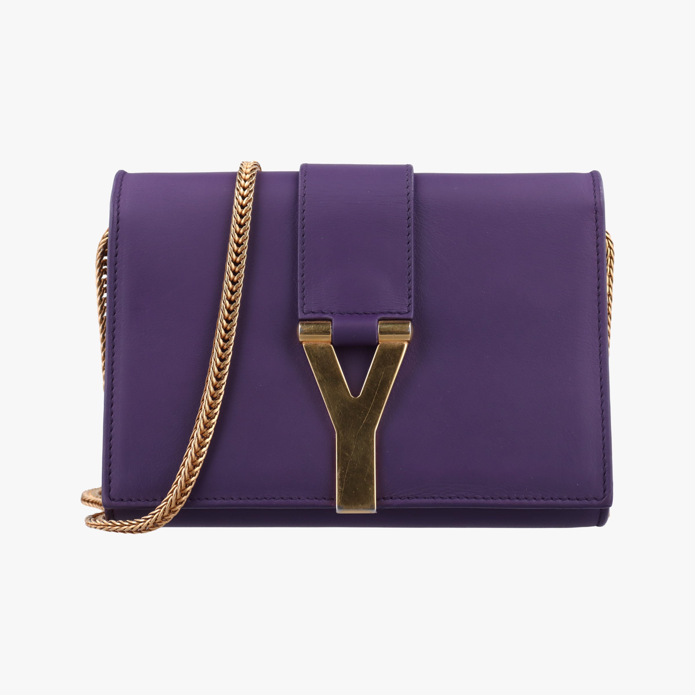 ChYc Mini Y Line Purple Leather 311215 311215.529258シックミニYライン パープル レザー 311215 311215.529258