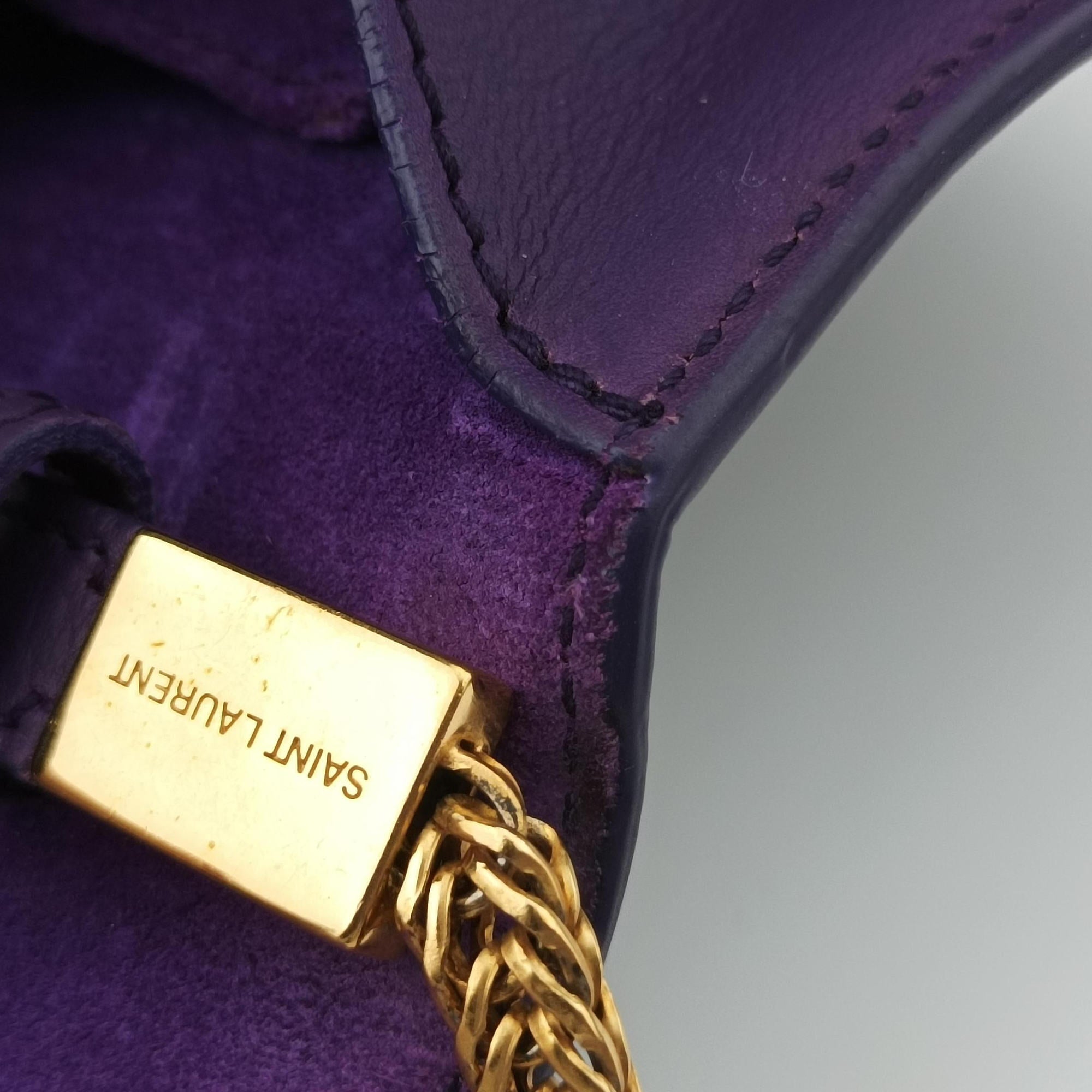 ChYc Mini Y Line Purple Leather 311215 311215.529258シックミニYライン パープル レザー 311215 311215.529258