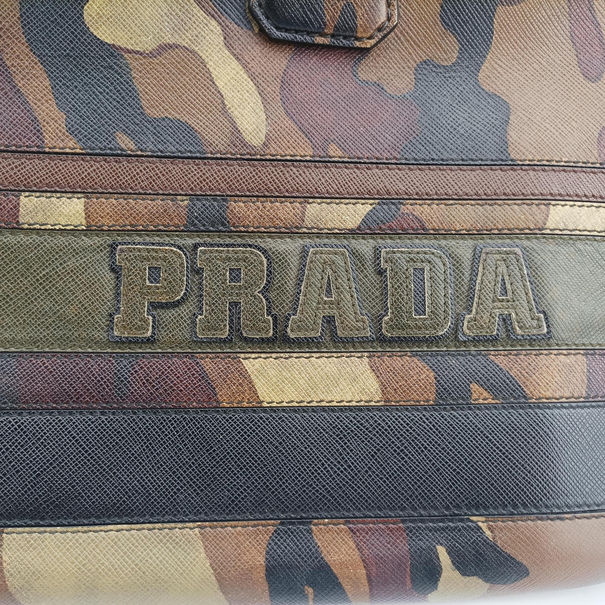 Camouflage Print Business Multicolour SAFFIANO Leather 7 11カモフラージュプリント ビジネス マルチカラー サフィアーノレザー 7 11