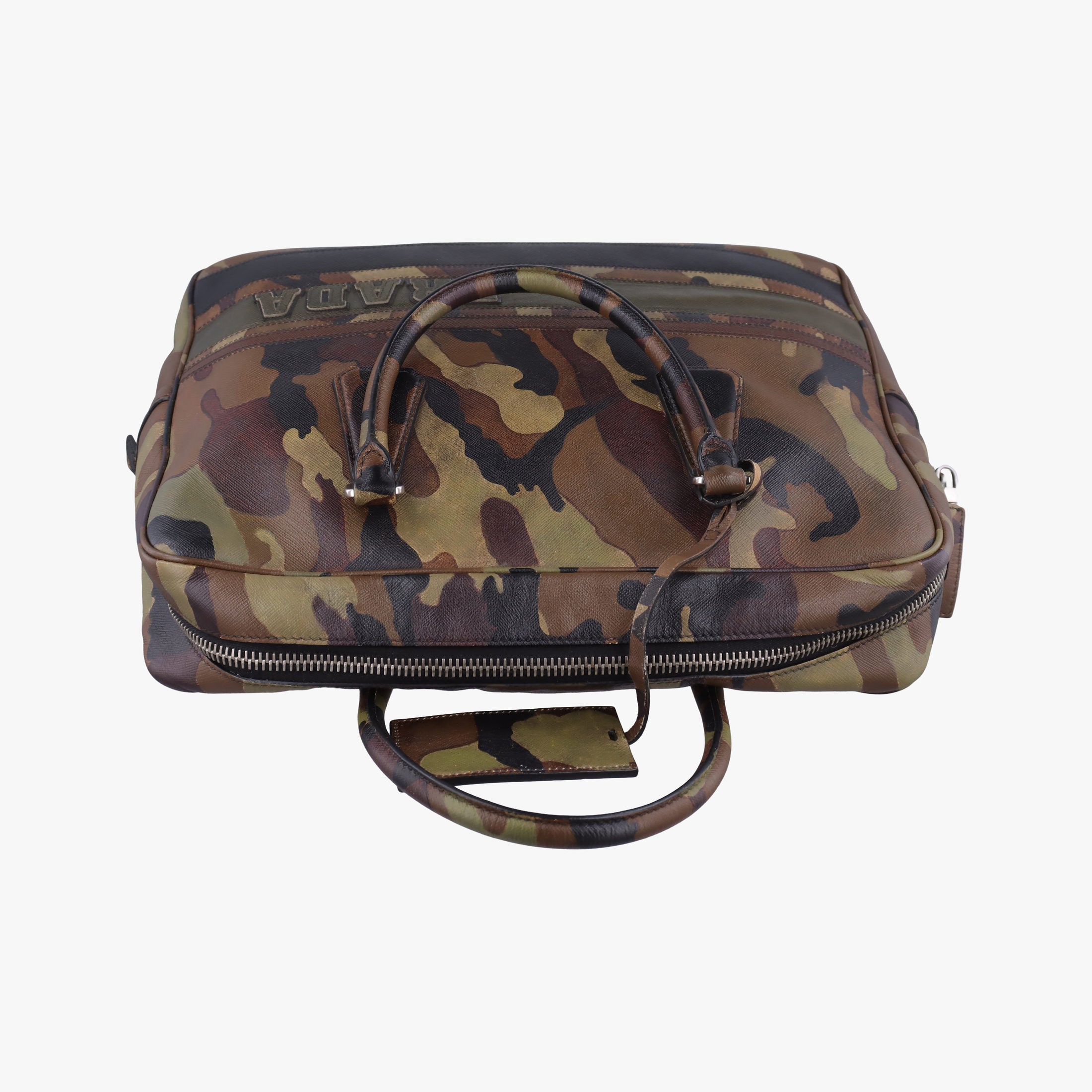 Camouflage Print Business Multicolour SAFFIANO Leather 7 11カモフラージュプリント ビジネス マルチカラー サフィアーノレザー 7 11