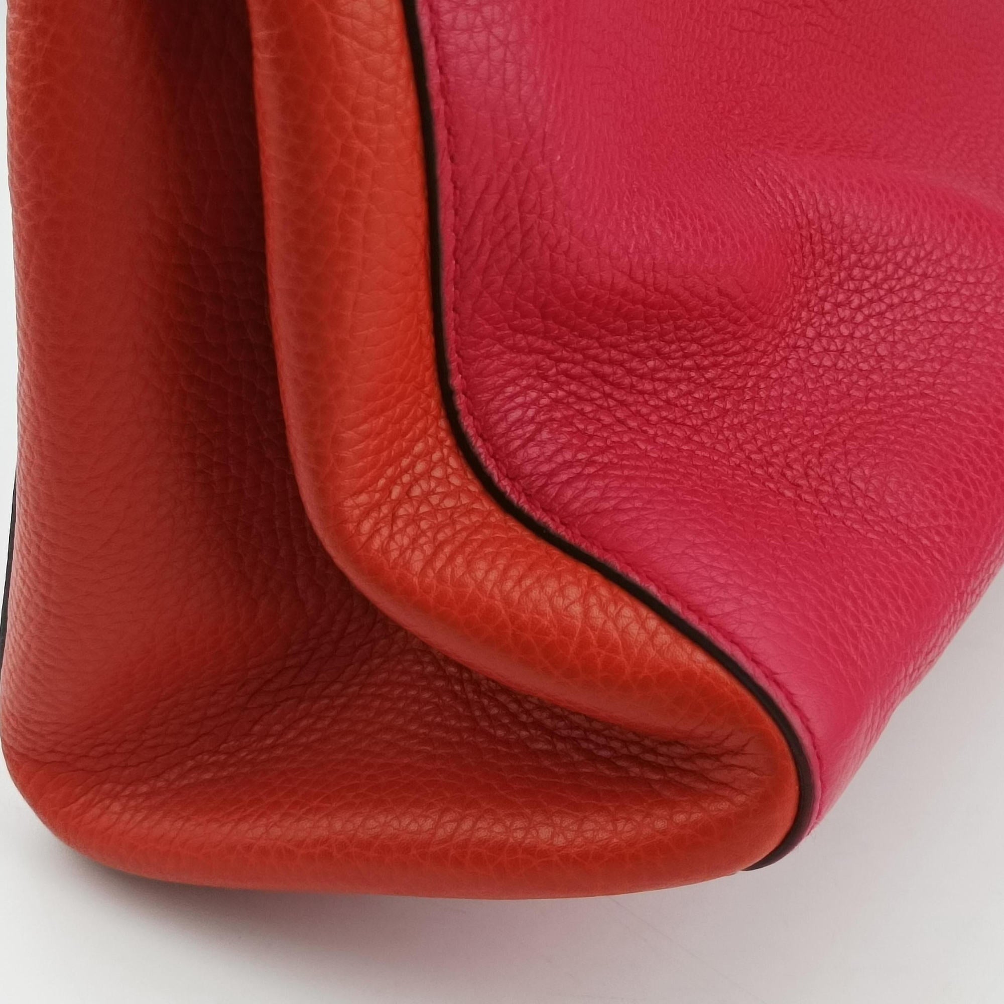 Bamboo Shopper Red×Orange Leather 323660 A019520622バンブーショッパー レッド×オレンジ レザー 323660 A019520622