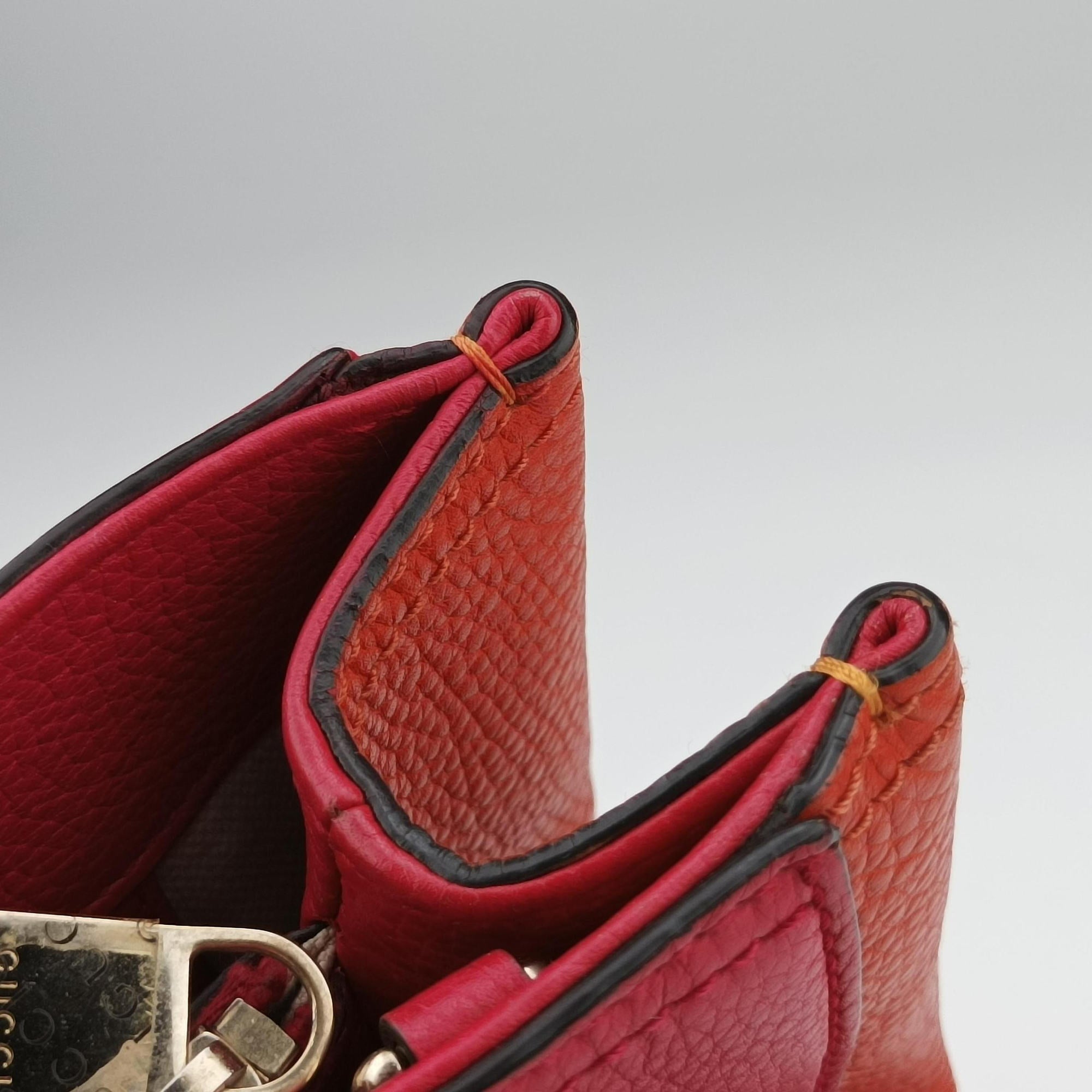 Bamboo Shopper Red×Orange Leather 323660 A019520622バンブーショッパー レッド×オレンジ レザー 323660 A019520622