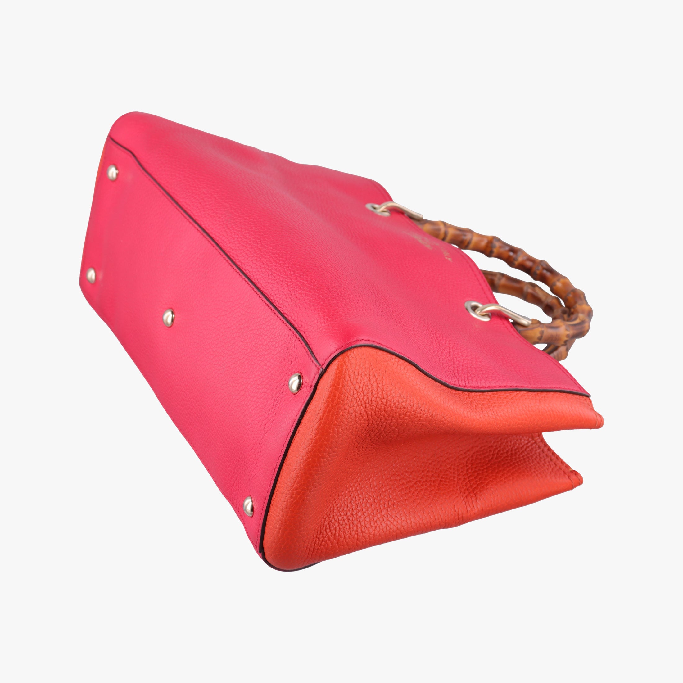 Bamboo Shopper Red×Orange Leather 323660 A019520622バンブーショッパー レッド×オレンジ レザー 323660 A019520622