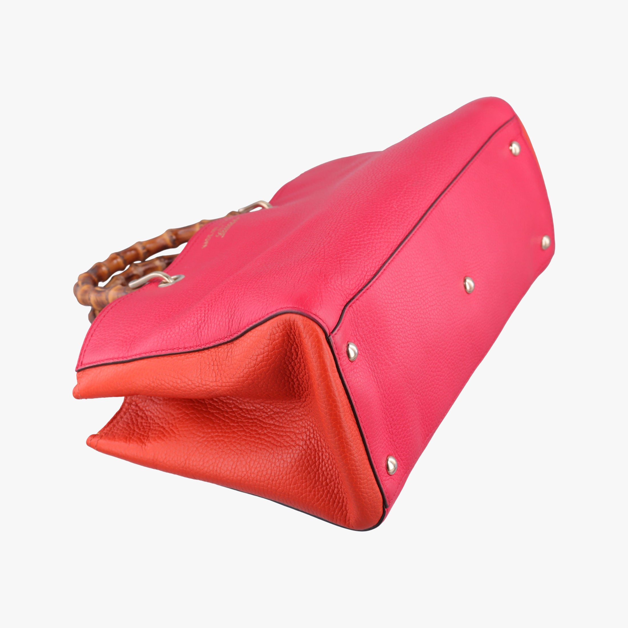 Bamboo Shopper Red×Orange Leather 323660 A019520622バンブーショッパー レッド×オレンジ レザー 323660 A019520622