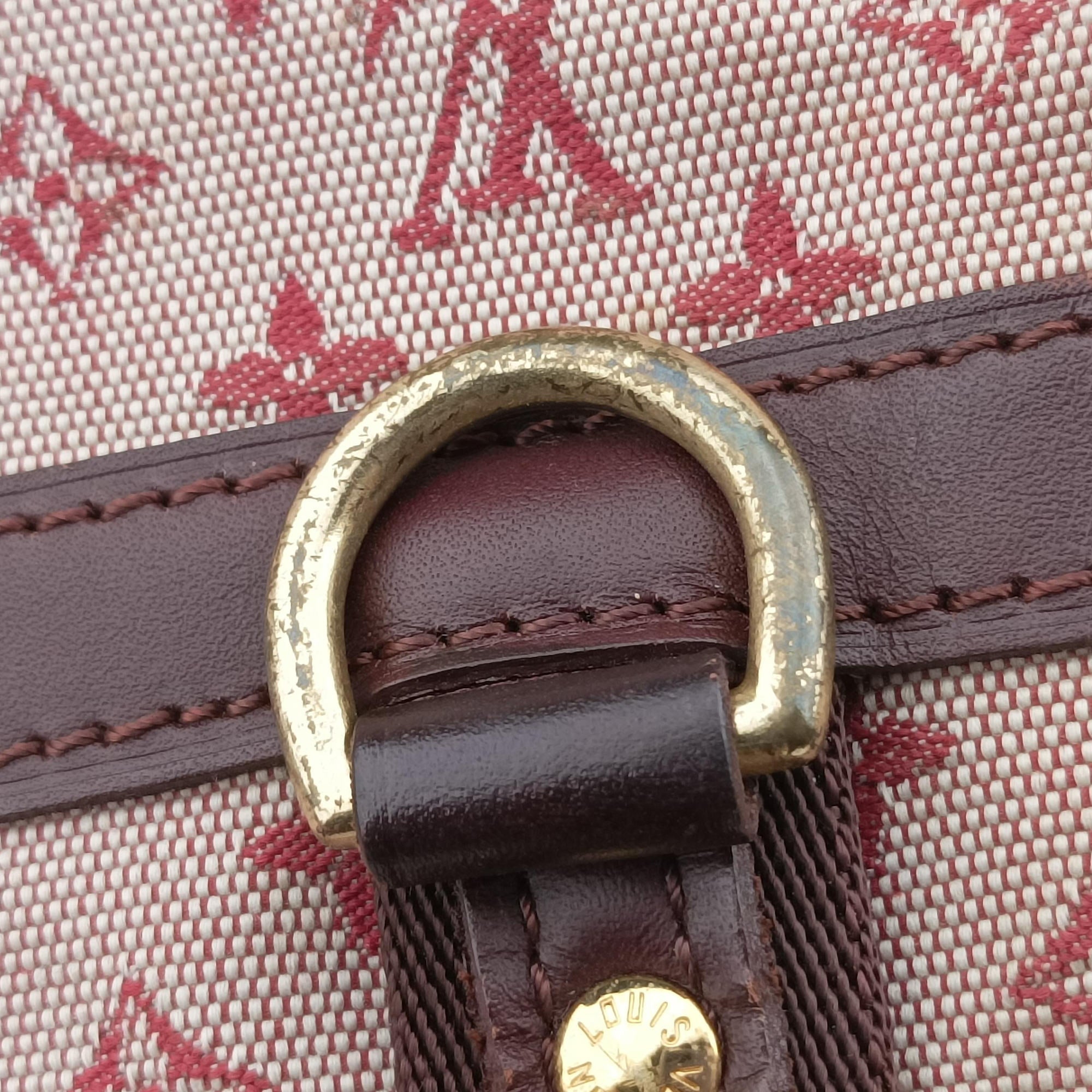 Josephine PM Cherry Monogram Mini Canva M92314 Lot number unknownジョゼフィーヌPM チェリー モノグラム・ミニキャンバス M92314 製番不明