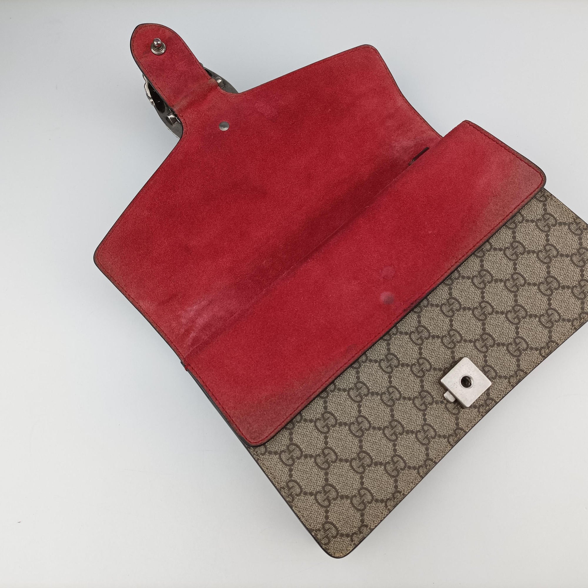 Dionysus beige×red PVC coated canvas× suede 400249 H023325309ディオニュソス ベージュ×レッド PVCコーティングキャンバス× スエード 400249 H023325309