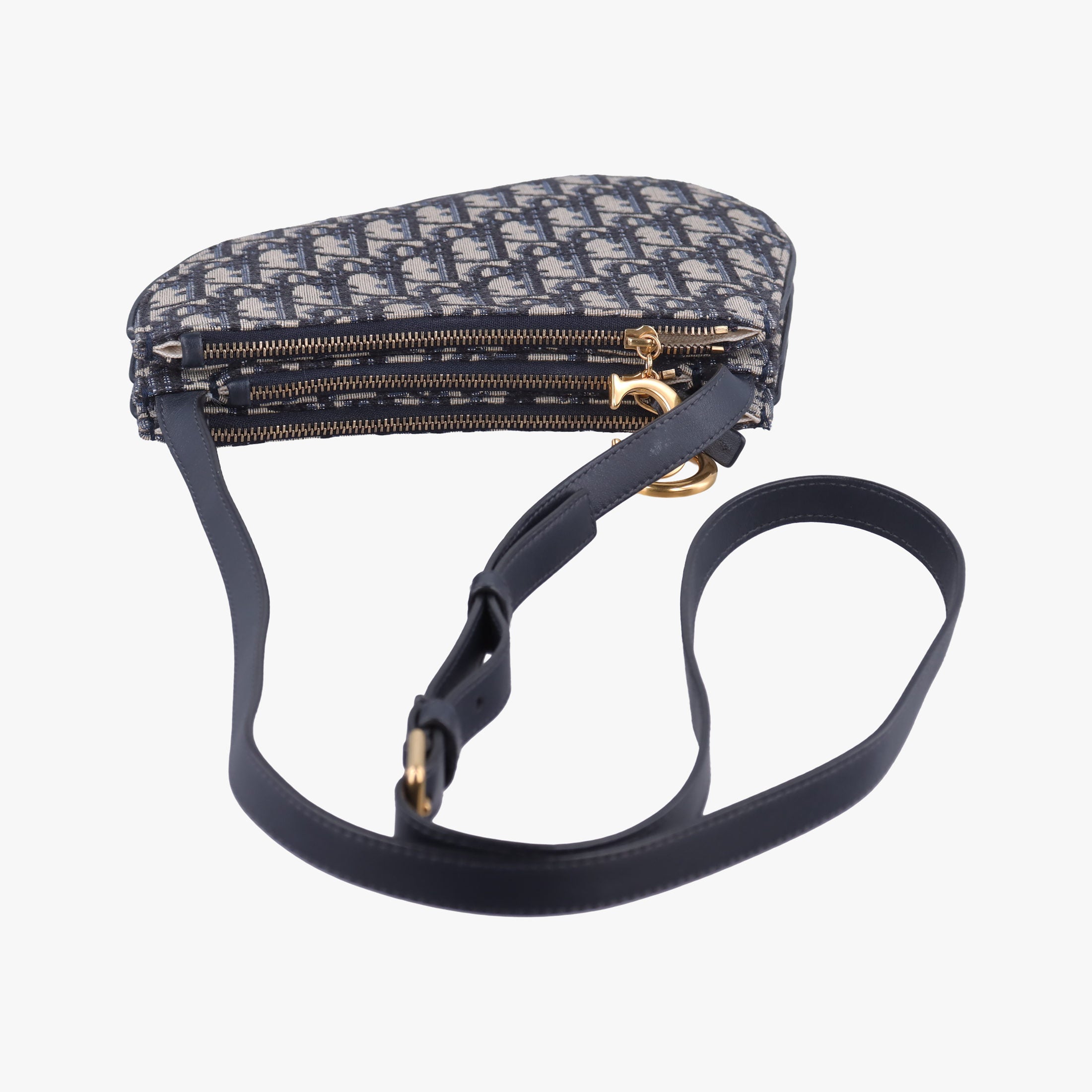 Saddle Navy×gray Jacquard 12-MA-0149サドル ネイビー×グレー ジャガード 12-MA-0149