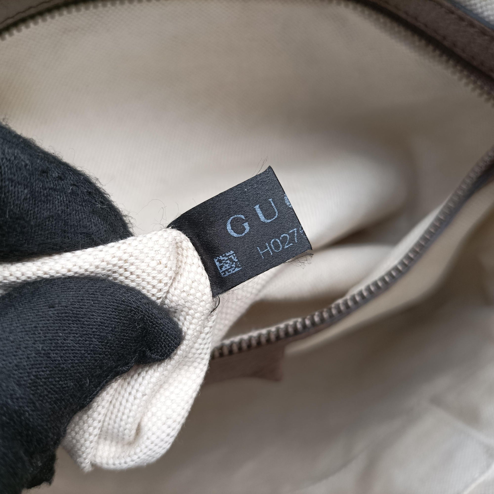 Ophidia Beige PVC coated canvas×leather 547934 H027610760オフィディア ベージュ PVCコーティングキャンバス×レザー 547934 H027610760