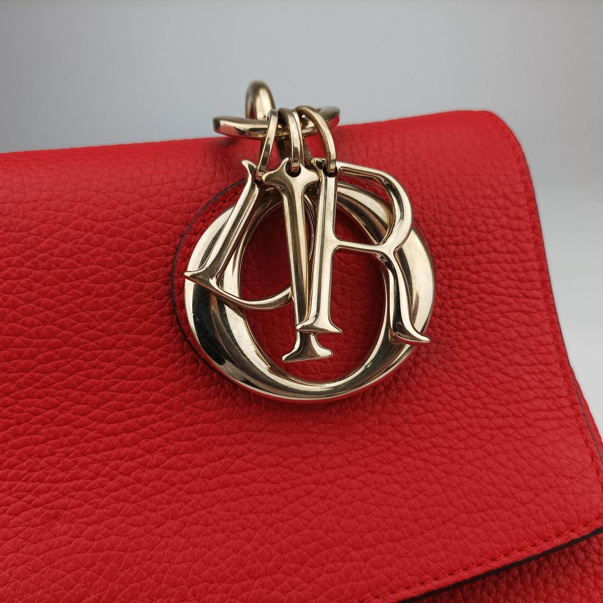 Be Dior Red Leather 19-MA-0135ビー ディオール レッド レザー 19-MA-0135