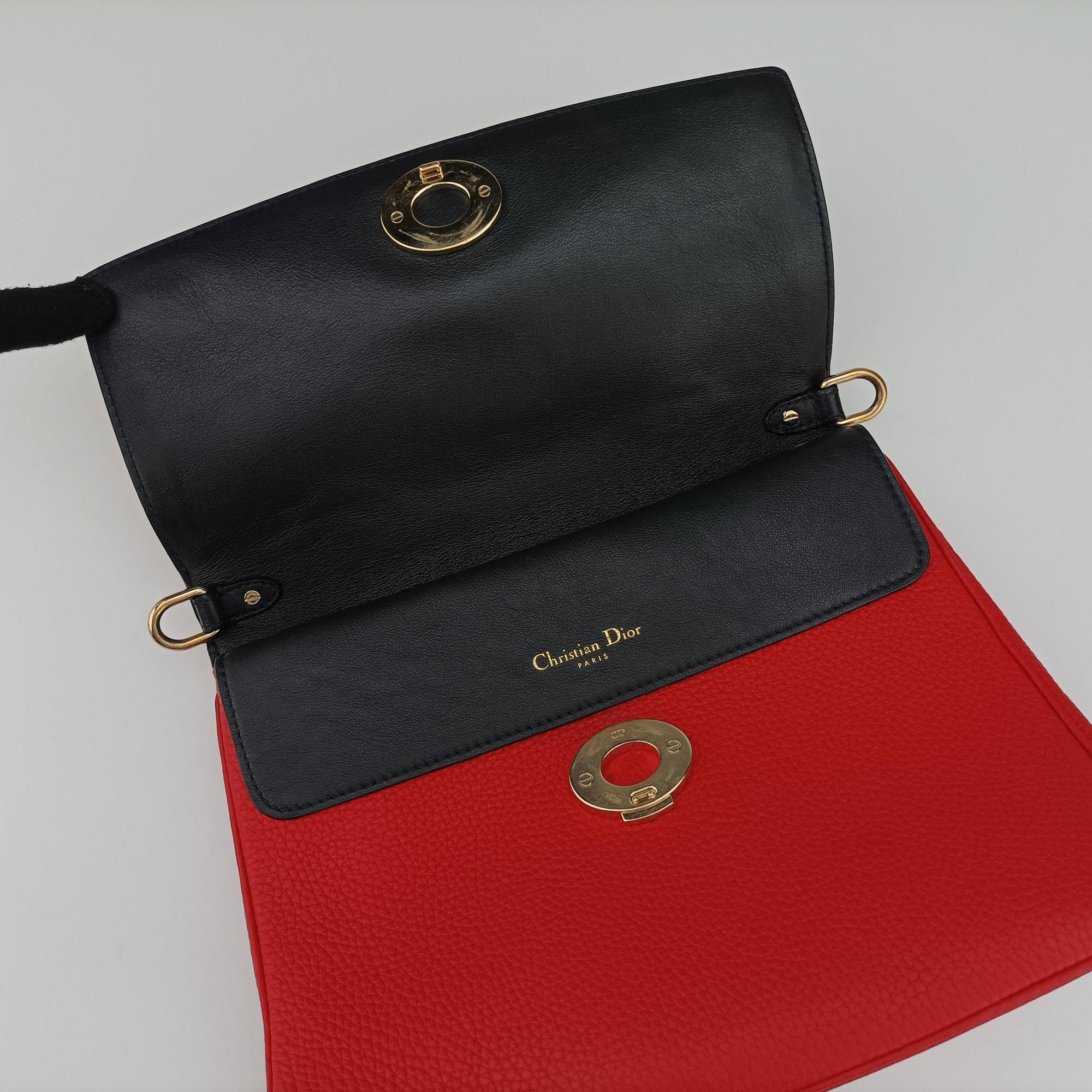 Be Dior Red Leather 19-MA-0135ビー ディオール レッド レザー 19-MA-0135