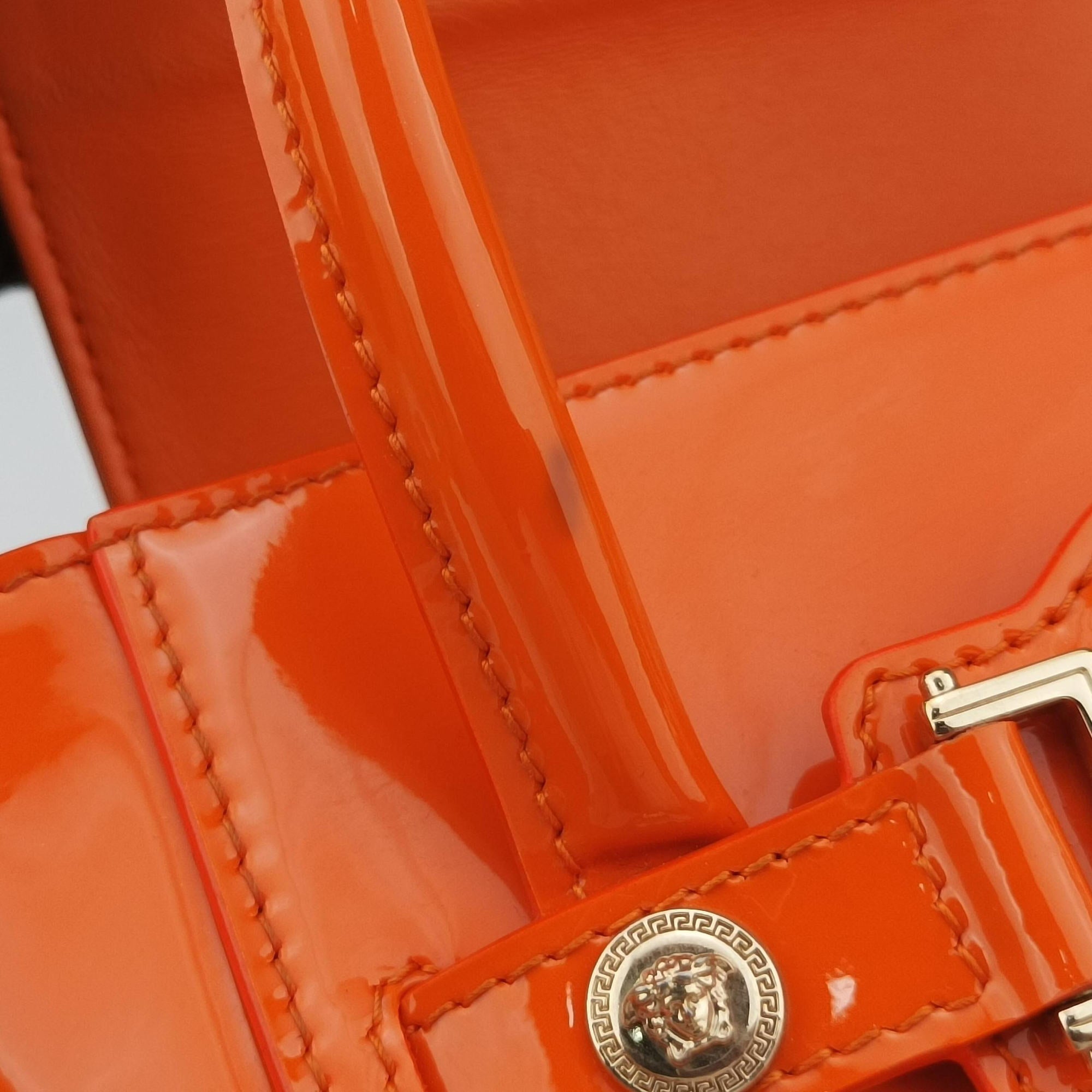 La Medusa Orange patent CLG401 358 705 550ラ メデューサ オレンジ パテント CLG401 358 705 550