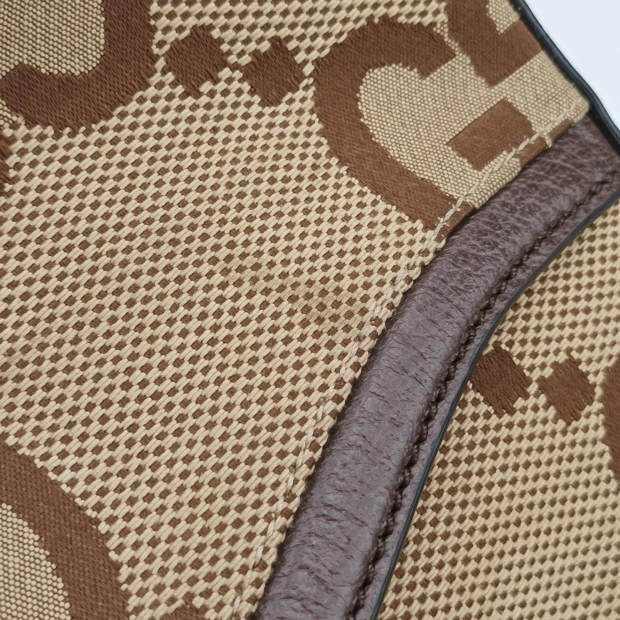 Jumbo GG Messenger Brown canvas×leather 675891 D037724650ジャンボGG メッセンジャー ブラウン キャンバス×レザー 675891 D037724650