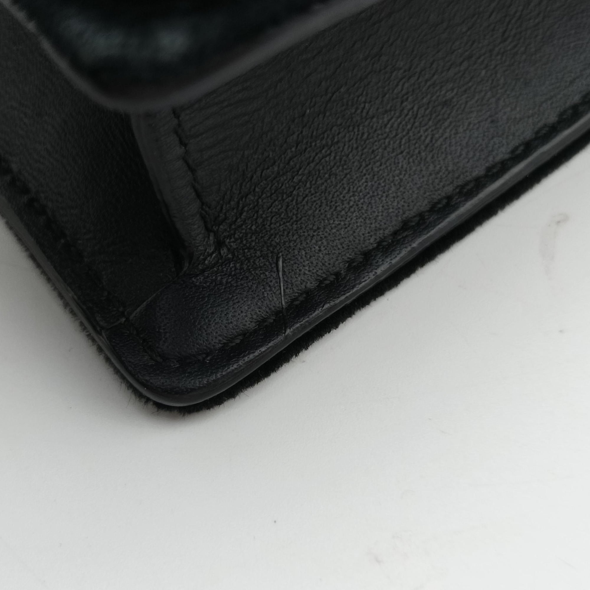 Dionysus Black velour×Leather 476432 ディオニュソス ブラック ベロア×レザー 476432