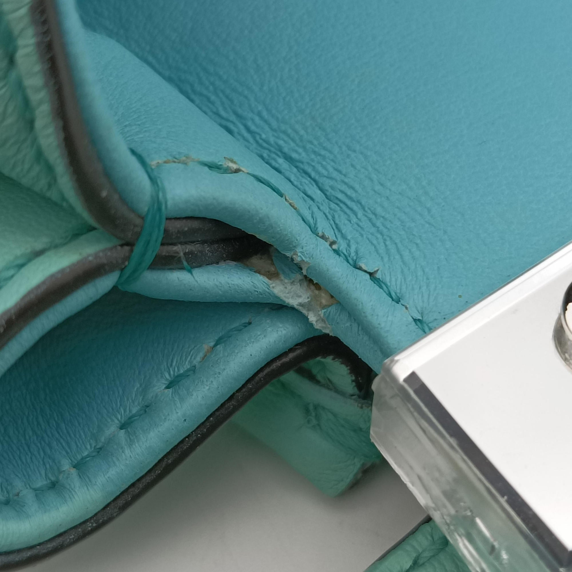 PEEKABOO Green Clear PVC× Leather 8BN290 8BN290-A3IE-198-10420ピーカブー グリーン 透明PVC× レザー 8BN290 8BN290-A3IE-198-10420