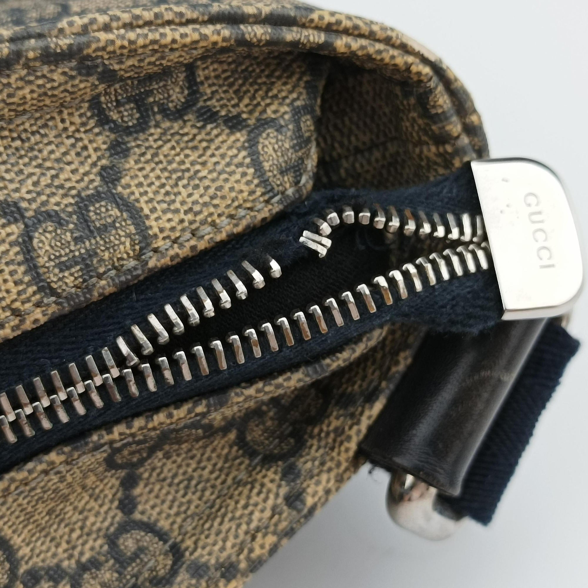 GG Supreme Messenger Brown×Navy PVC coated canvas 295257 GGスプリーム メッセンジャー ブラウン×ネイビー PVCコーティングキャンバス 295257