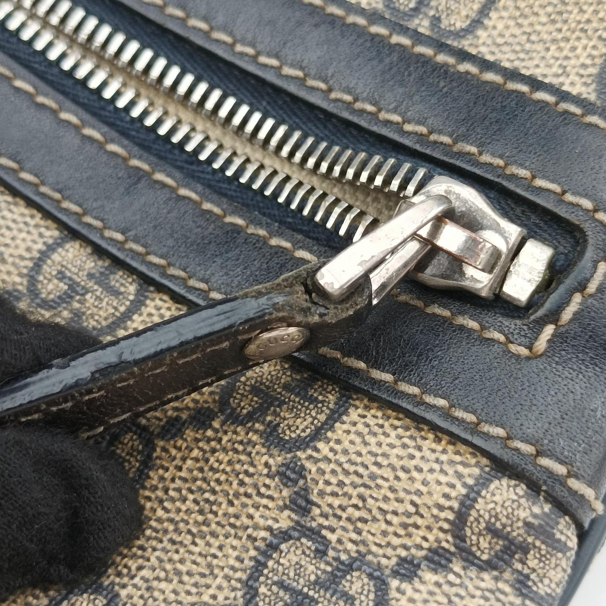 GG Supreme Messenger Brown×Navy PVC coated canvas 295257 GGスプリーム メッセンジャー ブラウン×ネイビー PVCコーティングキャンバス 295257