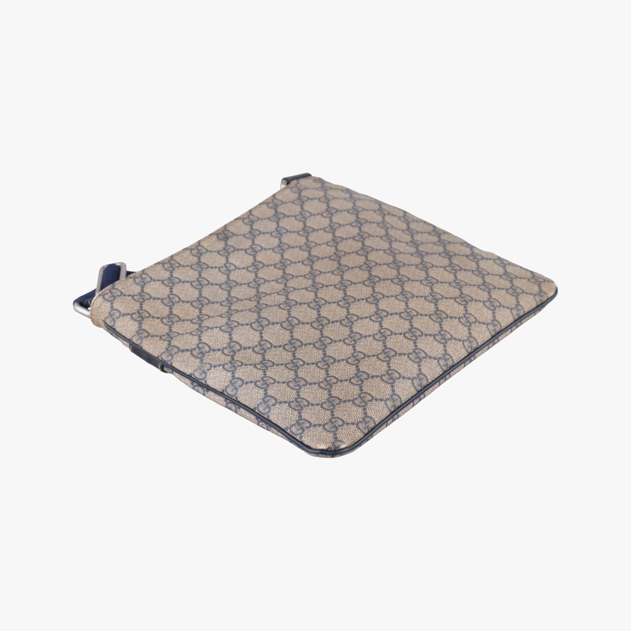 GG Supreme Messenger Brown×Navy PVC coated canvas 295257 GGスプリーム メッセンジャー ブラウン×ネイビー PVCコーティングキャンバス 295257