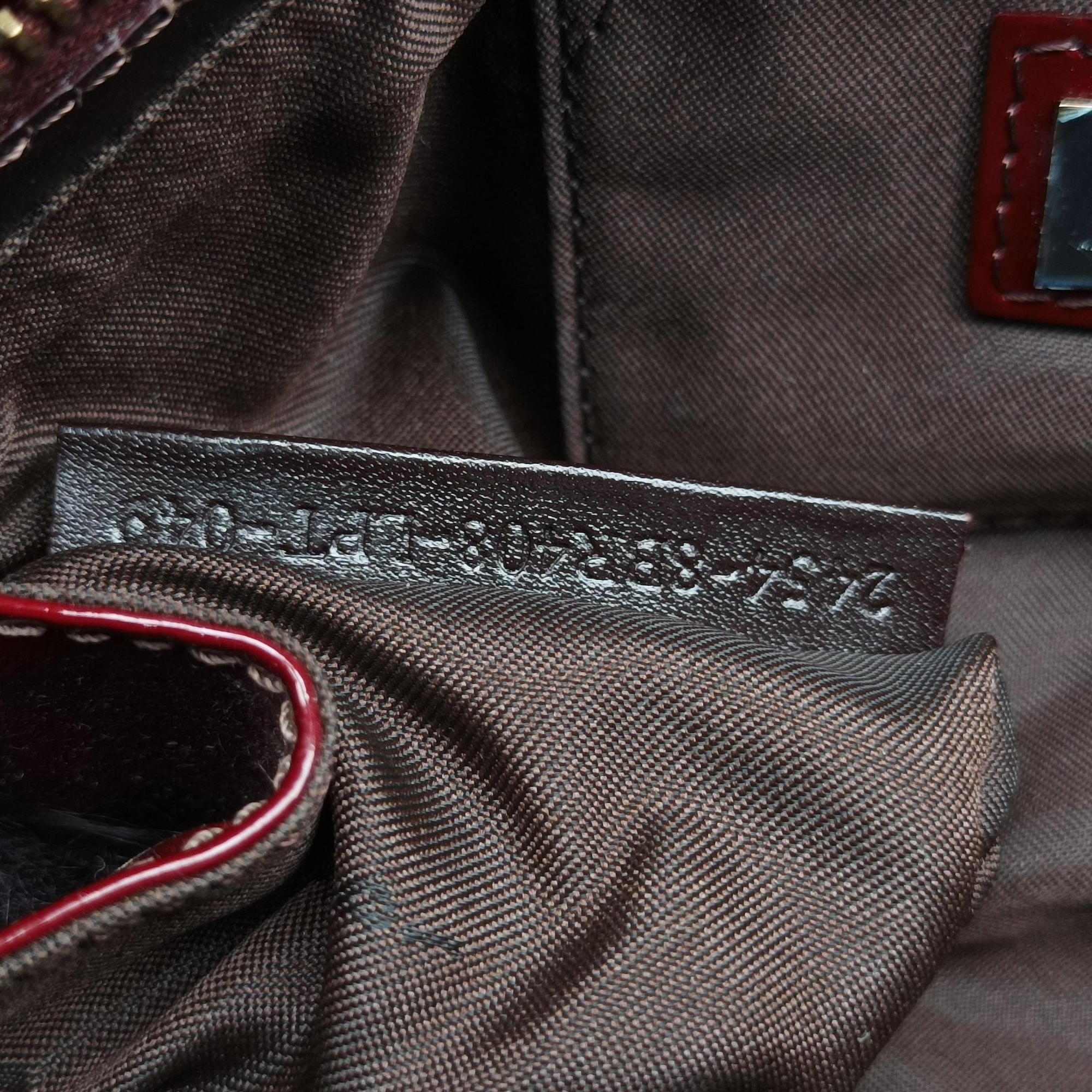 Fur bag Burgundy fur 8BR408 2454-8BR408-LPT-049ファーバッグ ワインレッド ファー 8BR408 2454-8BR408-LPT-049