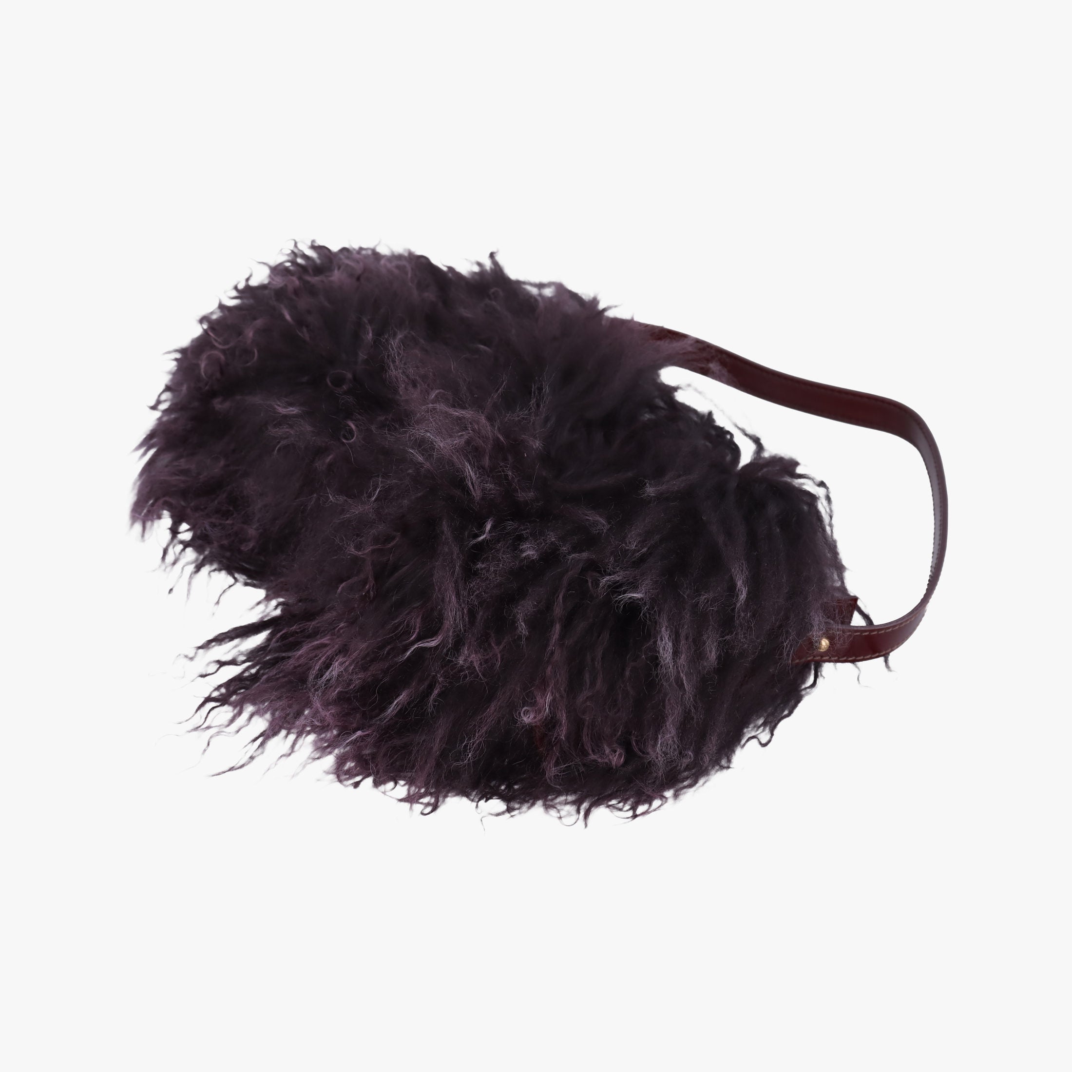 Fur bag Burgundy fur 8BR408 2454-8BR408-LPT-049ファーバッグ ワインレッド ファー 8BR408 2454-8BR408-LPT-049