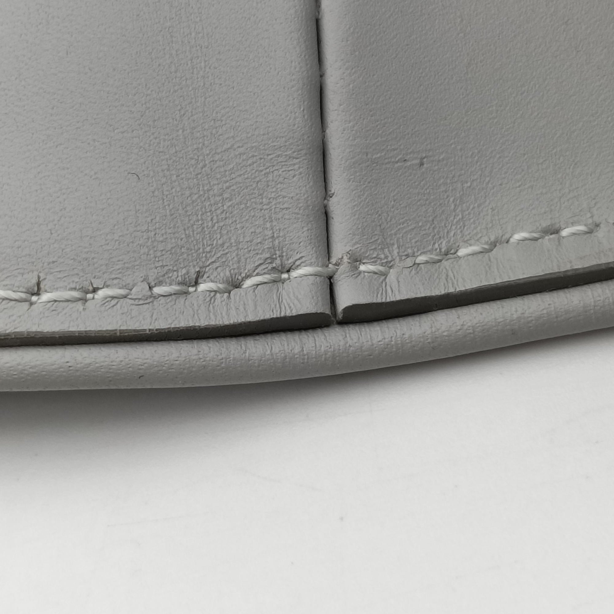 Saddle Grey PVC coated canvas × leather 27-BO-1221 IC Chipサドル グレー PVCコーティングキャンバス×レザー 27-BO-1221 ICチップ