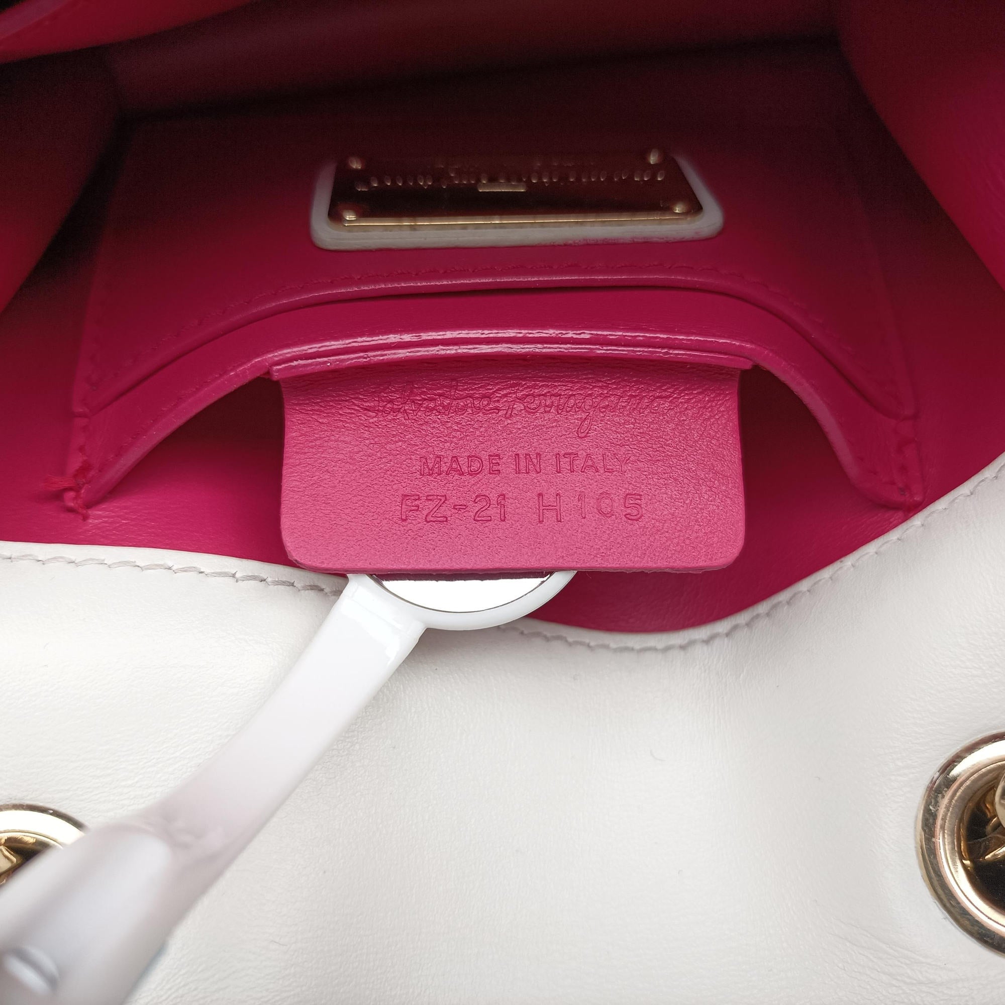 Viva White×multicolor Leather FZ-21 H 105ヴィヴァ ホワイト×マルチカラー レザー FZ-21 H 105
