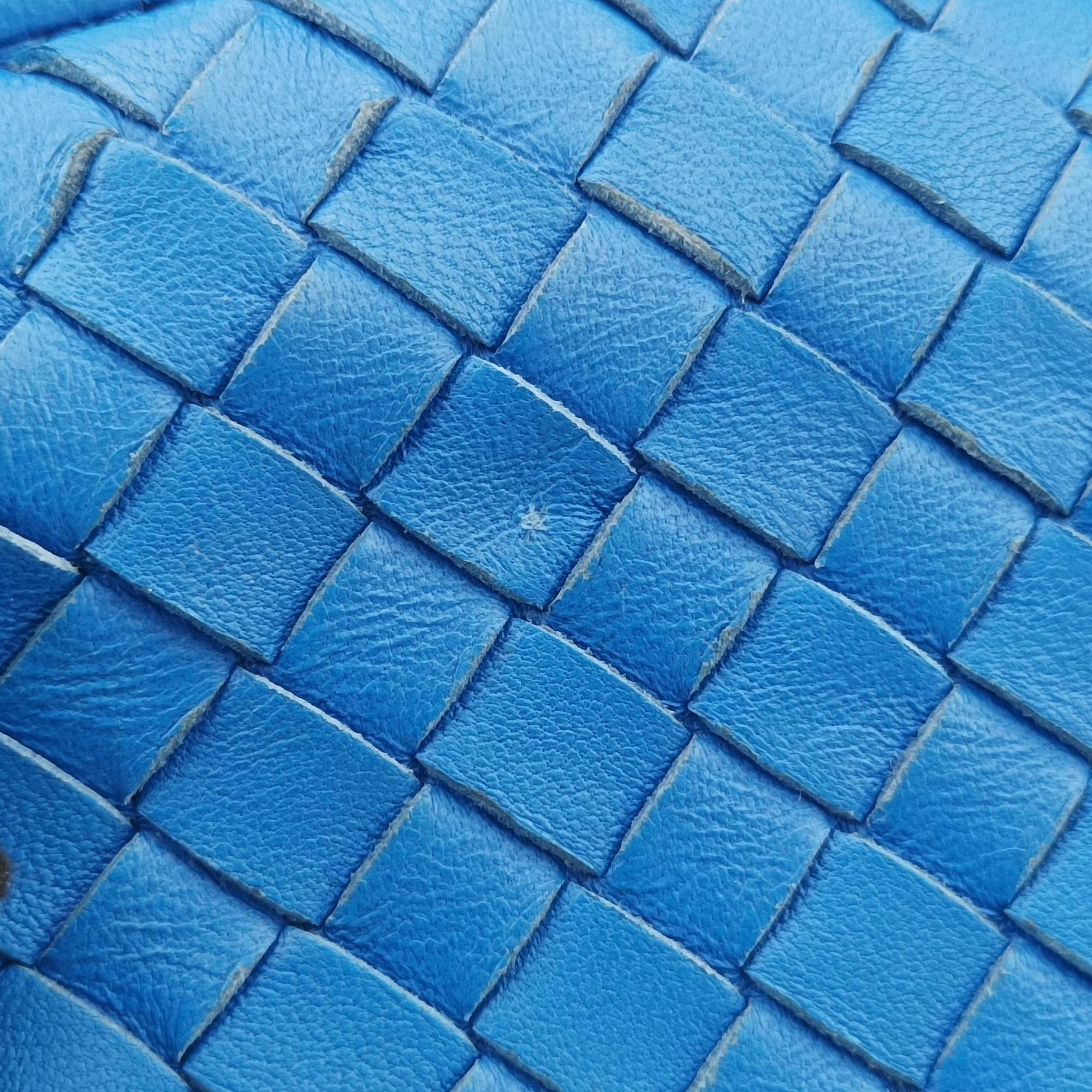 NODINI Intrecciato Blue lambskin B04622158Uノディーニ イントレチャート ブルー ラムスキン B04622158U