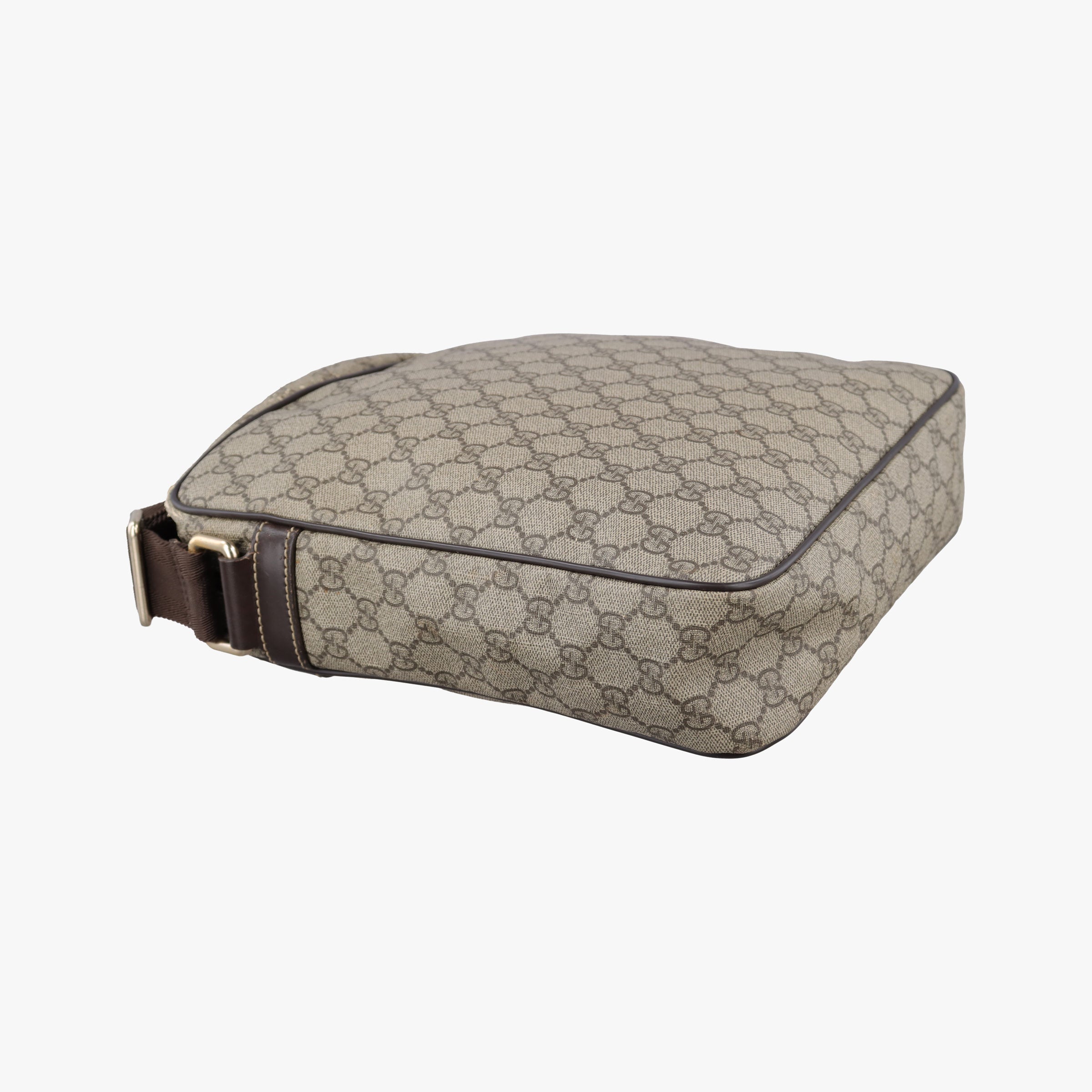 GG Imprime Messenger Beige×Brown PVC coated canvas×Leather 201448 F013949693GGインプリメ メッセンジャー ベージュ×ブラウン PVCコーティングキャンバス×レザー 201448 F013949693