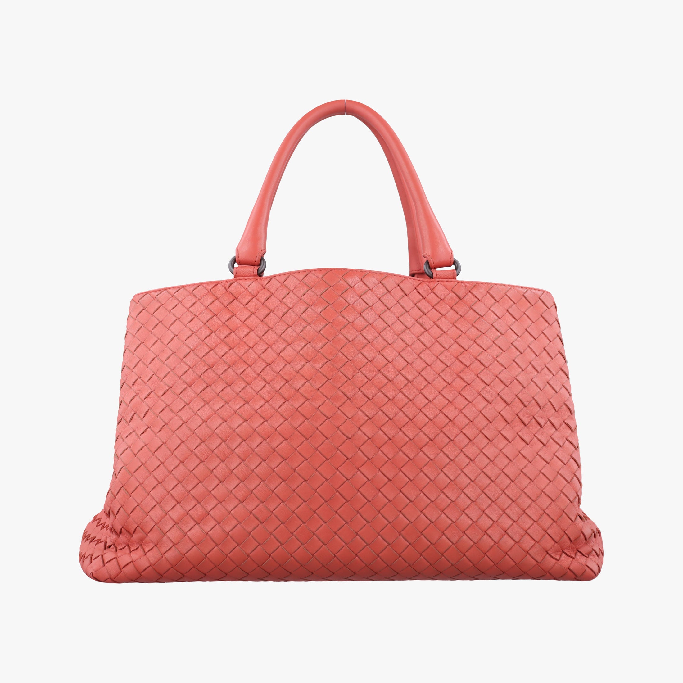 Intrecciato Coral red lambskin B02234583Uイントレチャート コーラルレッド ラムスキン B02234583U
