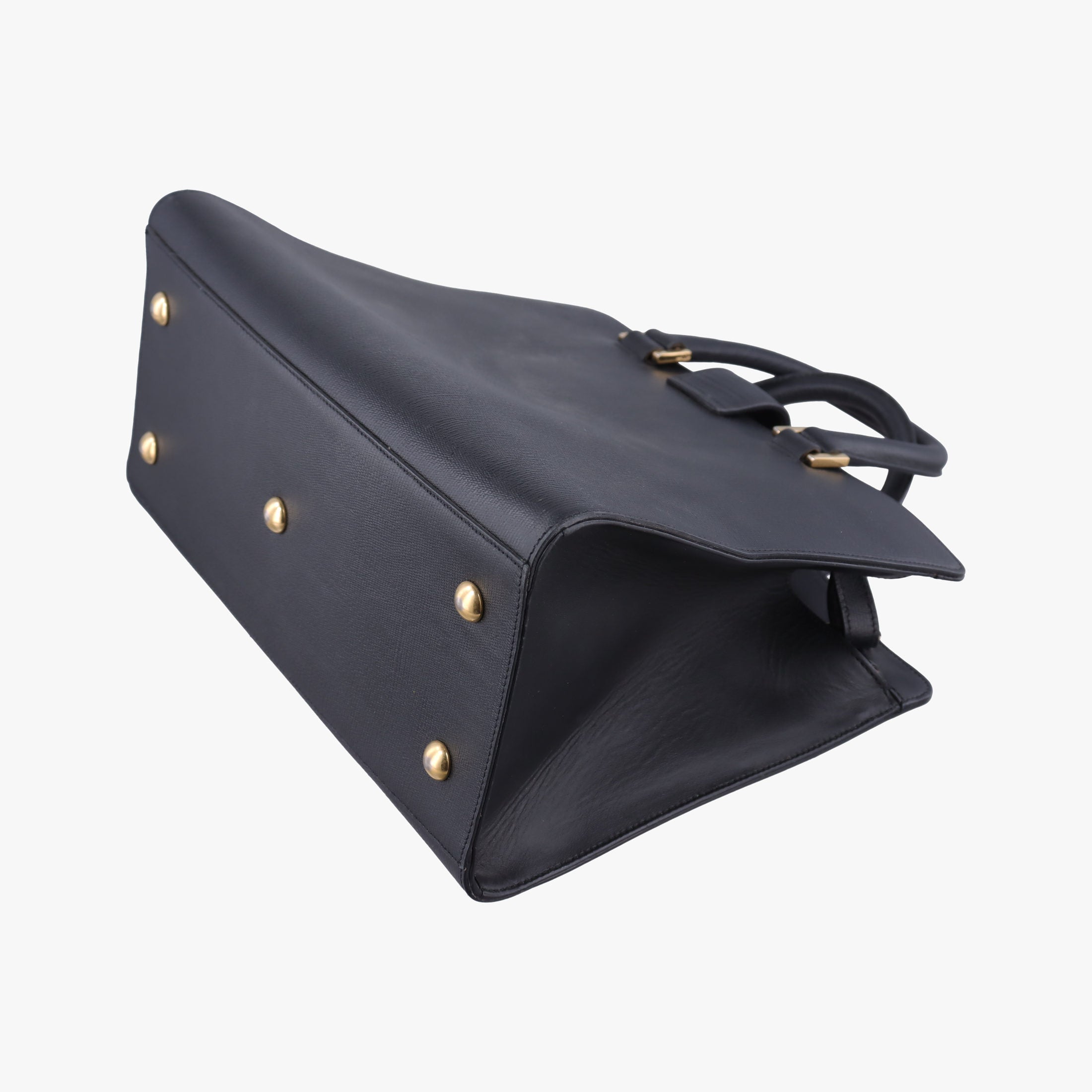 Y Ligne Petit Cabas Black Leather 370697 FLY370697.1014Yライン プチカバス ブラック レザー 370697 FLY370697.1014