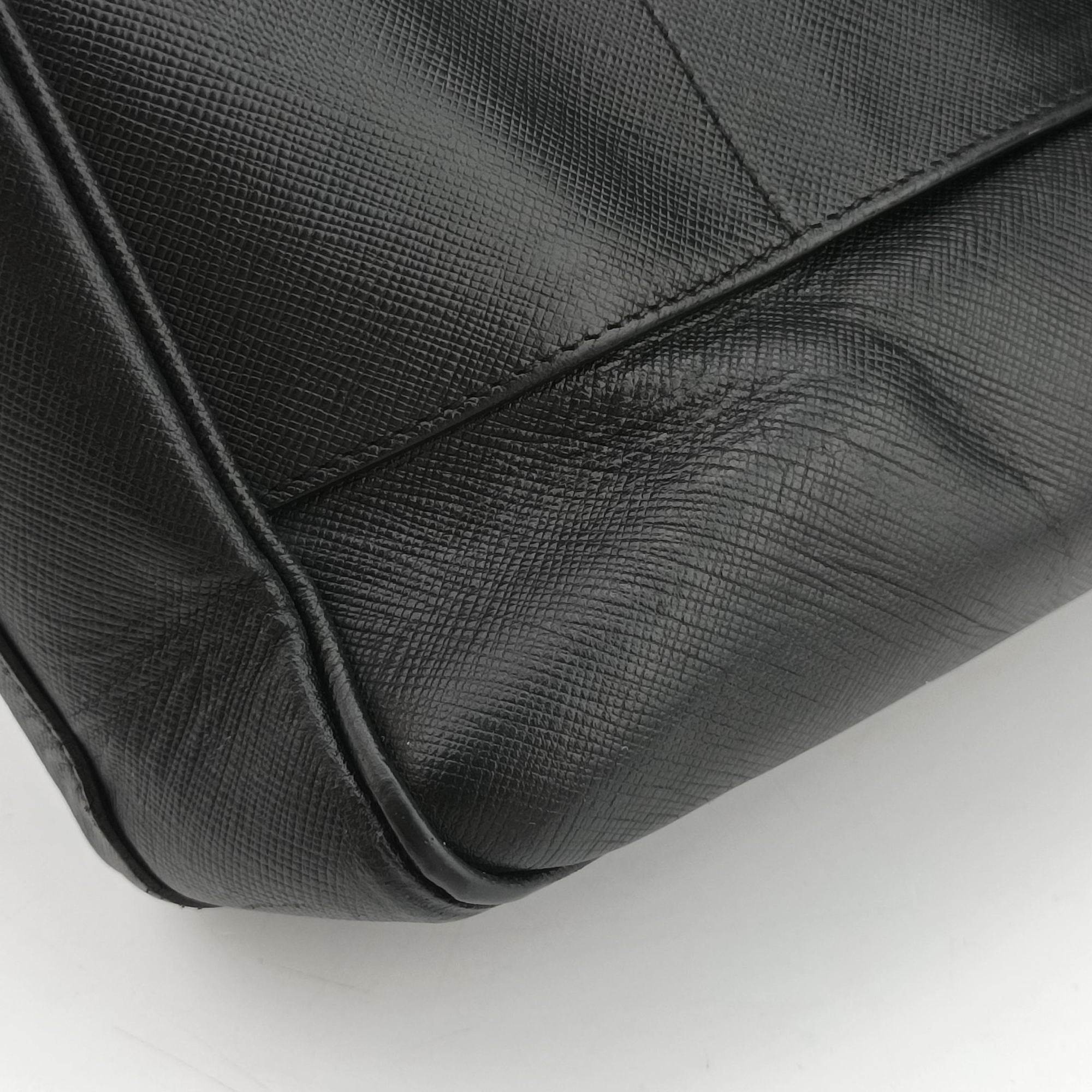 Business Briefcase Black SAFFIANO Leather 2VE011 208 Rビジネス ブリーフケース ブラック サフィアーノレザー 2VE011 208 R