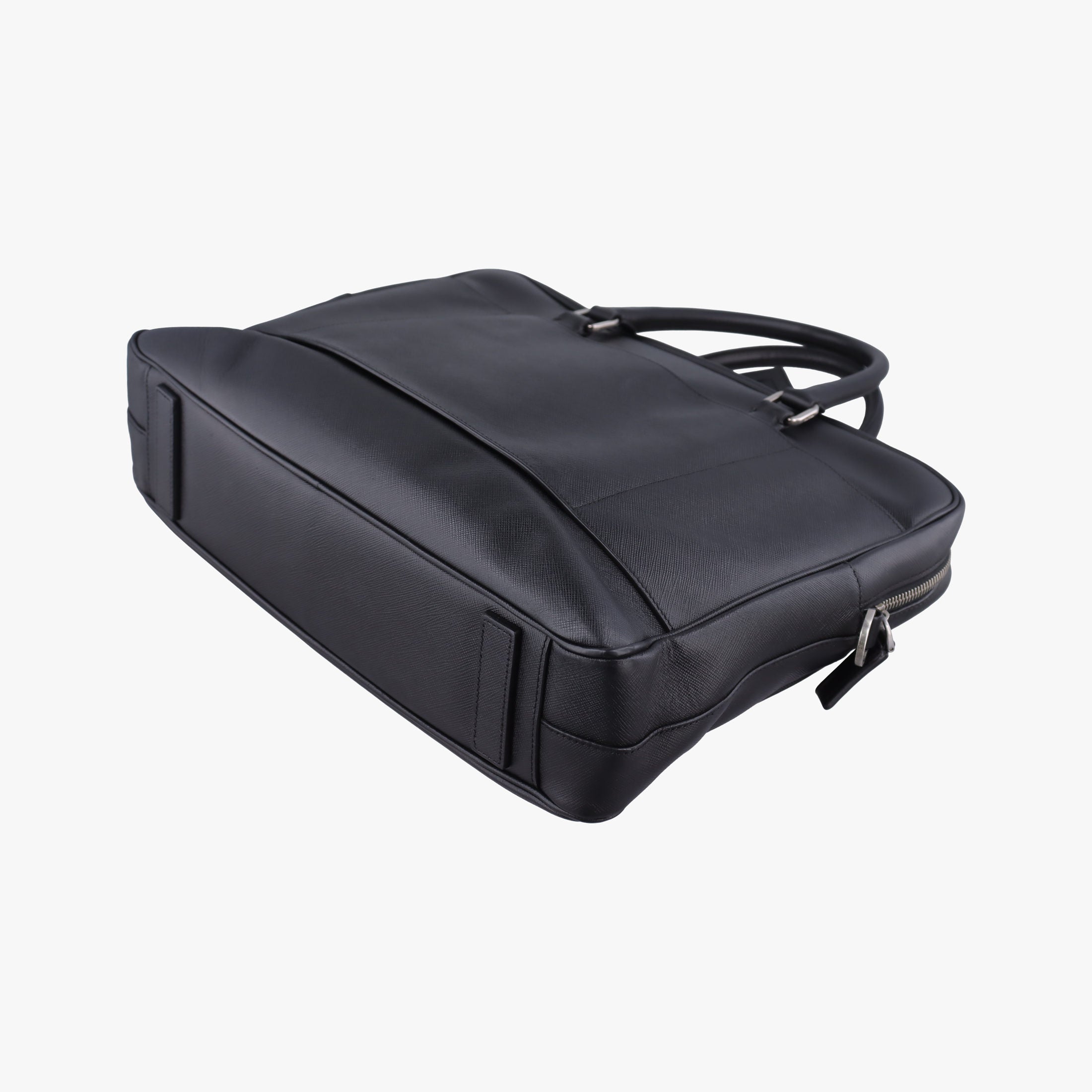 Business Briefcase Black SAFFIANO Leather 2VE011 208 Rビジネス ブリーフケース ブラック サフィアーノレザー 2VE011 208 R
