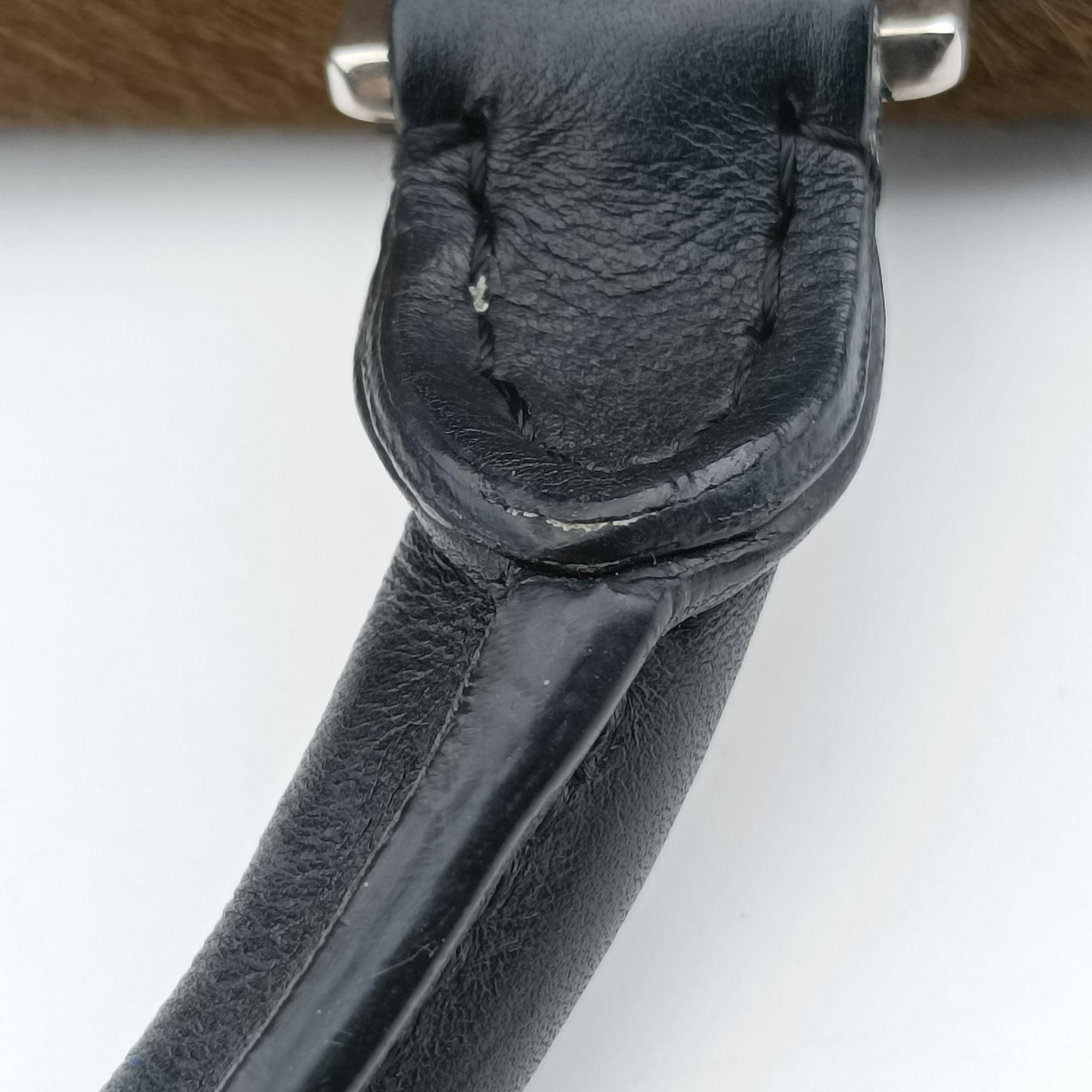 Trapeze Black×Brown×Blue ponyhair F-CU-0112トラペーズミディアム ブラック×ブラウン×ブルー ハラコ F-CU-0112