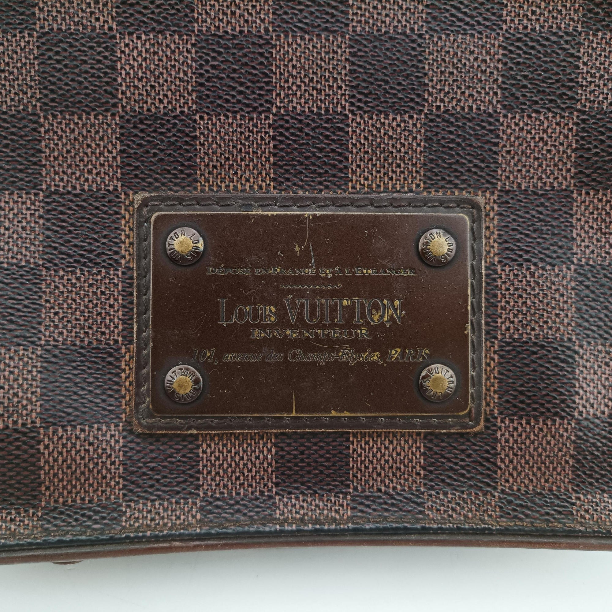 BROOKLYN PM EBENE Damier Canvas N51210 SR0190ブルックリンPM エベヌ ダミエキャンバス N51210 SR0190