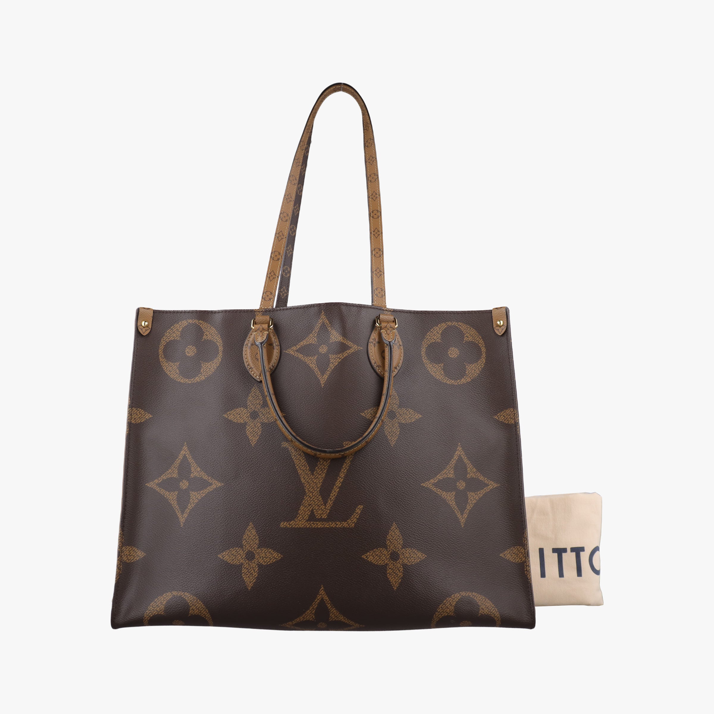 On the Go GM Monogram/Brown Monogram Canvas M45320 TJ0220 IC ChipオンザゴーGM モノグラム/ブラウン モノグラム キャンバス M45320 TJ0220 ICチップ