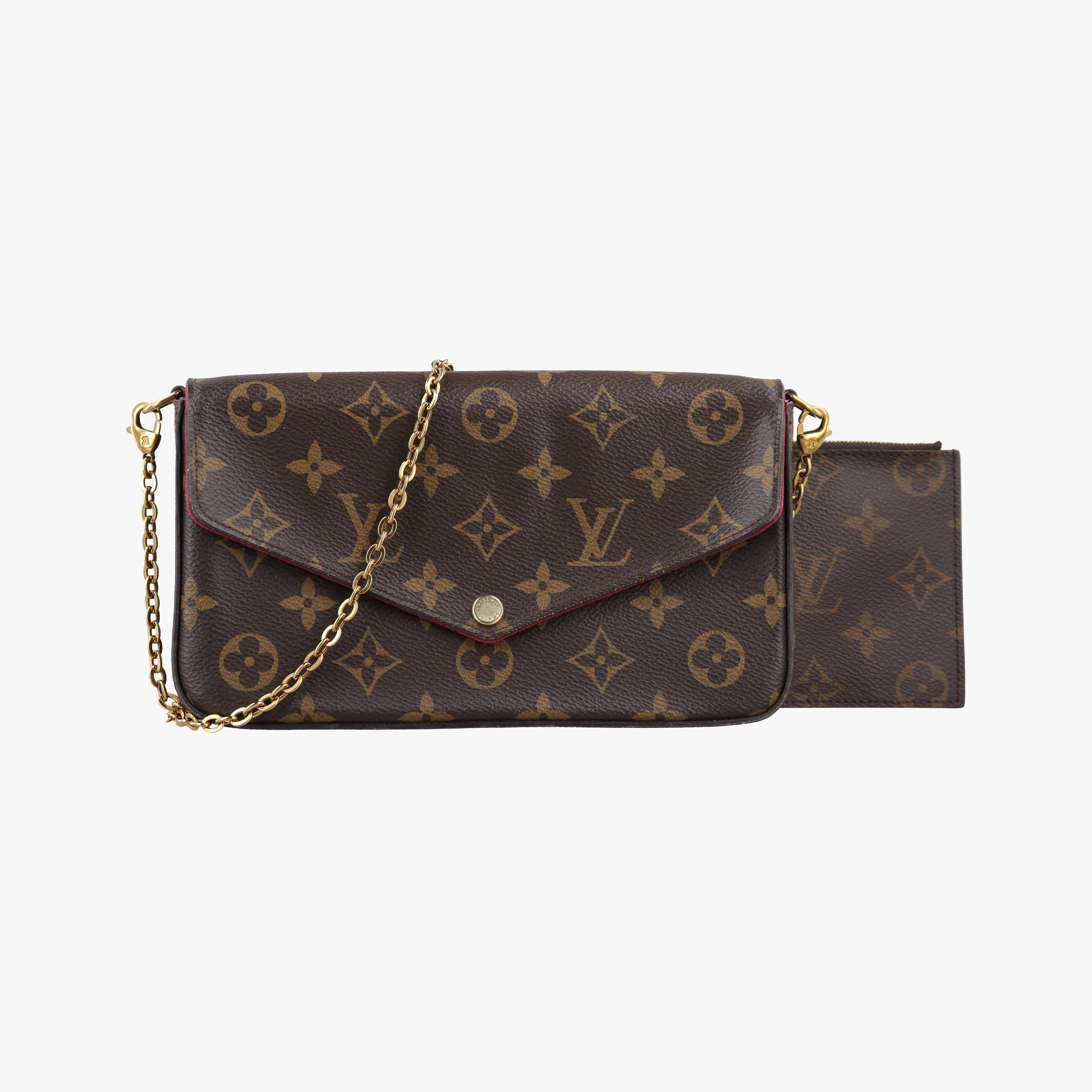 Pochette FeLICIE Brown Monogram Canvas M61276 MI0138ポシェット フェリシー モノグラム/ブラウン モノグラムキャンバス M61276 MI0138