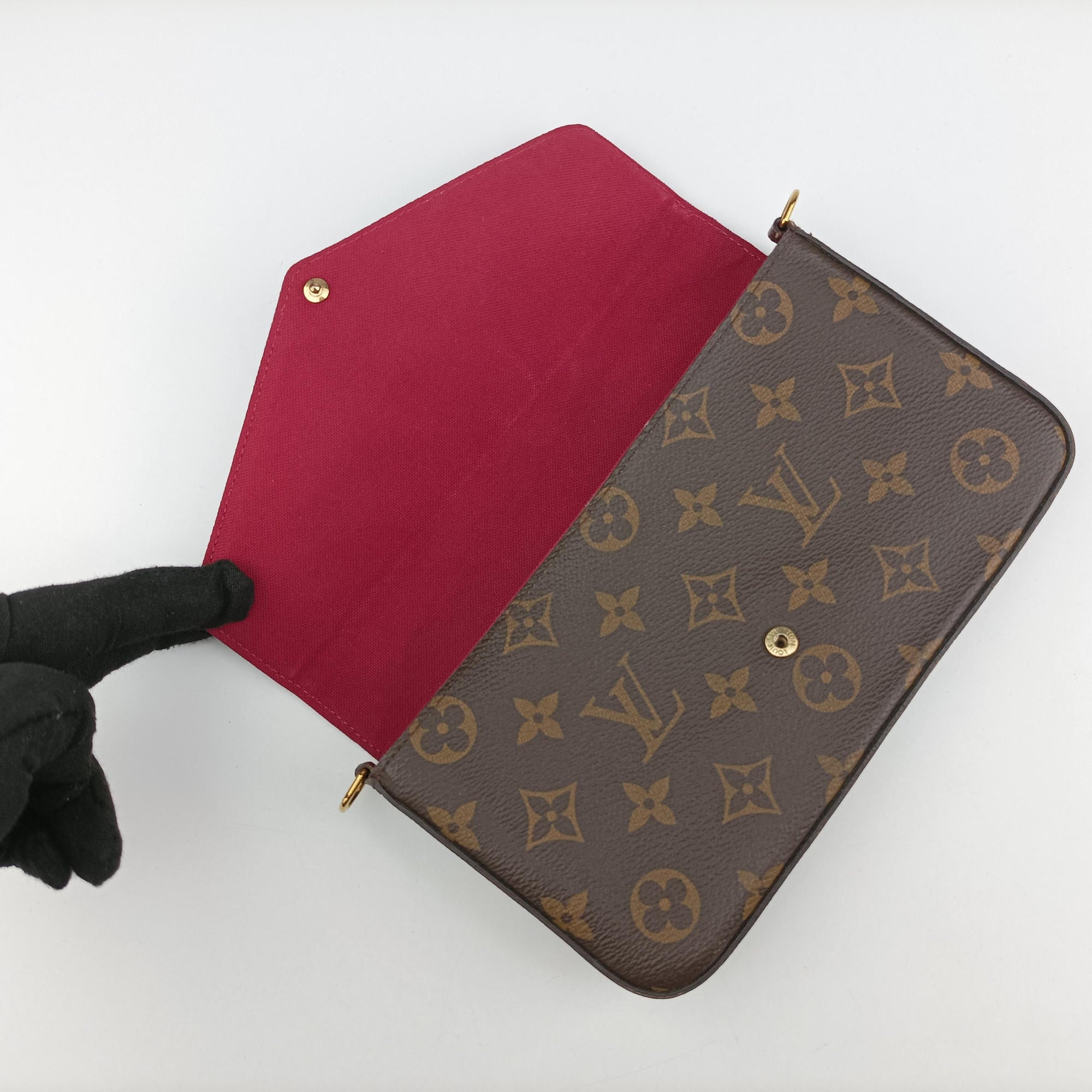 Pochette FeLICIE Brown Monogram Canvas M61276 MI0138ポシェット フェリシー モノグラム/ブラウン モノグラムキャンバス M61276 MI0138