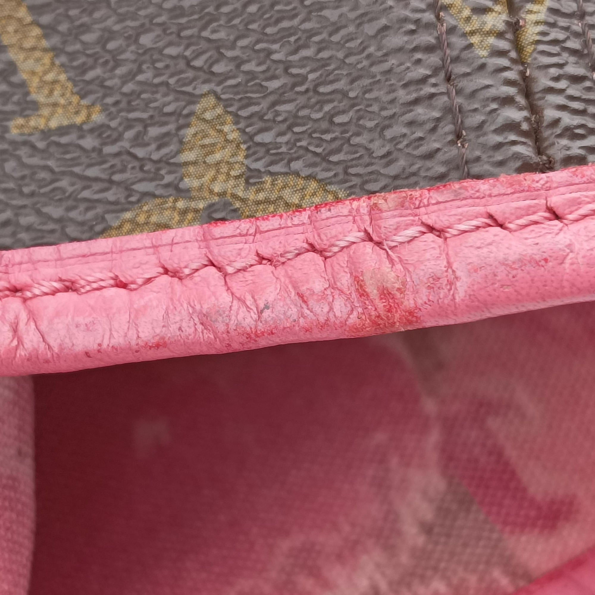 NEVERFULL MM Brown × Rose Velours Monogram Ikat Flower M40939 GI2173ネヴァーフルMM モノグラム/ブラウン×ローズヴェルール モノグラム イカットフラワー M40939 GI2173