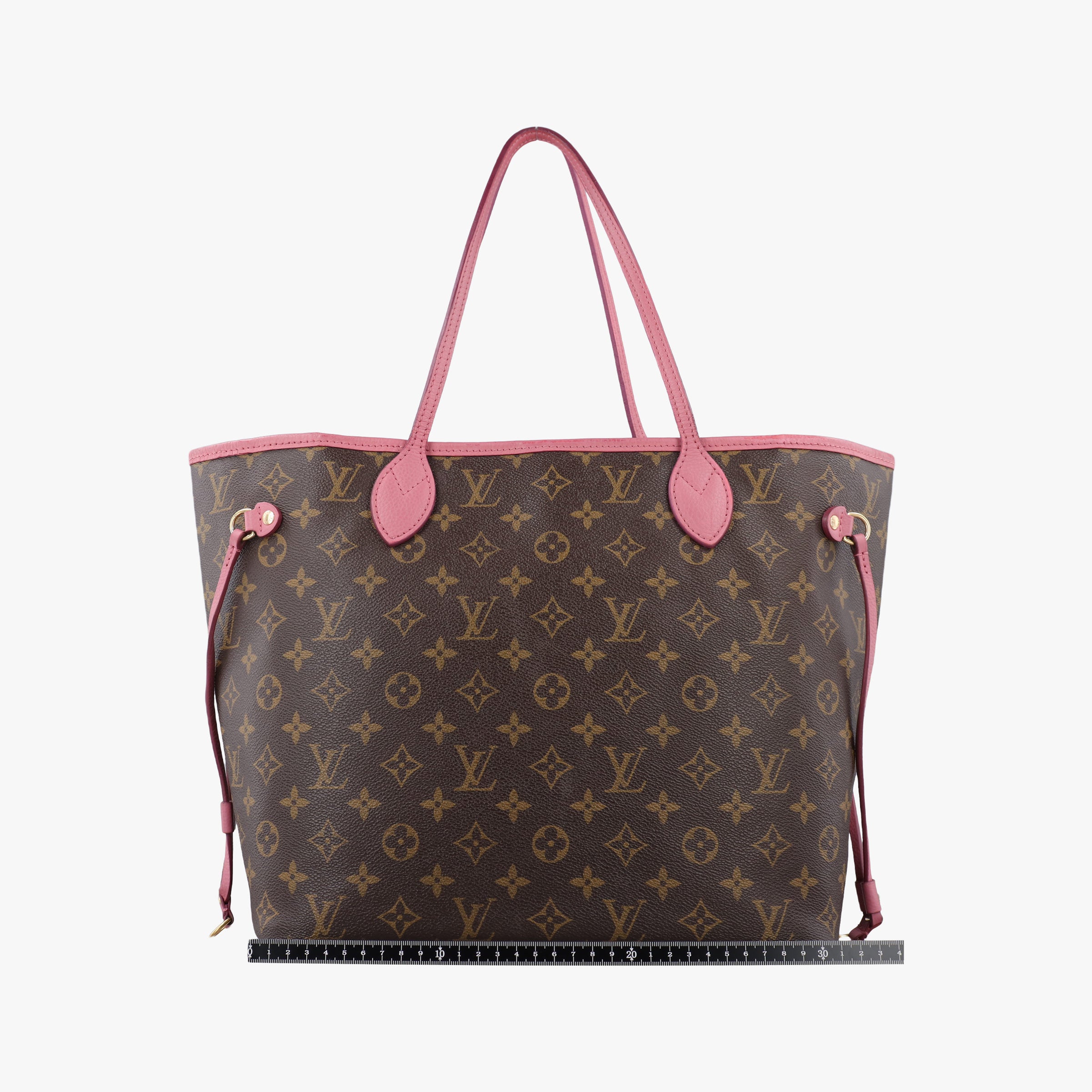NEVERFULL MM Brown × Rose Velours Monogram Ikat Flower M40939 GI2173ネヴァーフルMM モノグラム/ブラウン×ローズヴェルール モノグラム イカットフラワー M40939 GI2173