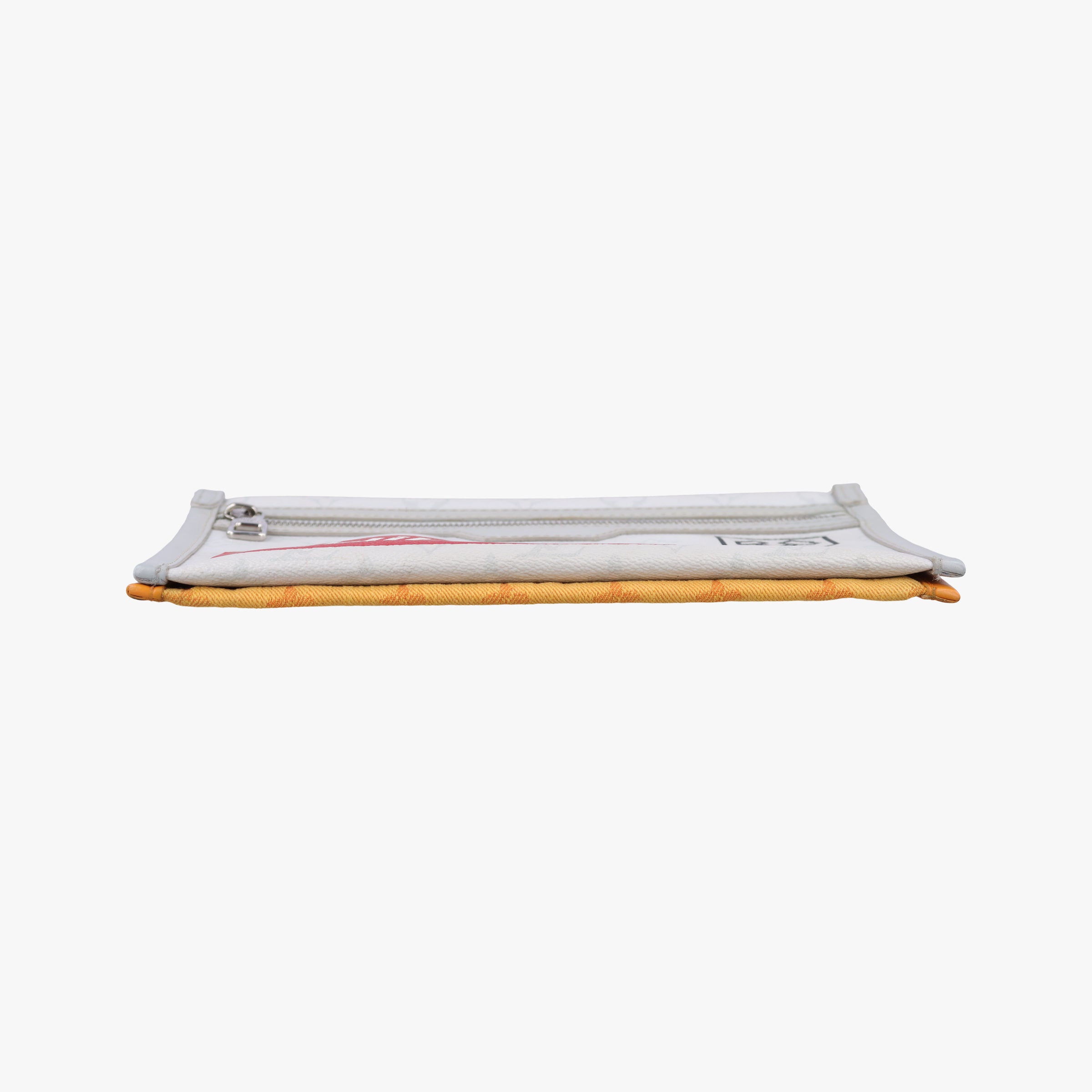 Flat Messenger White×orange White Monogram Canvas x Ocher Monogram Denim M44640 CA1149フラットメッセンジャー ブロン×オレンジ ホワイトモノグラムキャンバス×オーカーモノグラムデニム M44640 CA1149