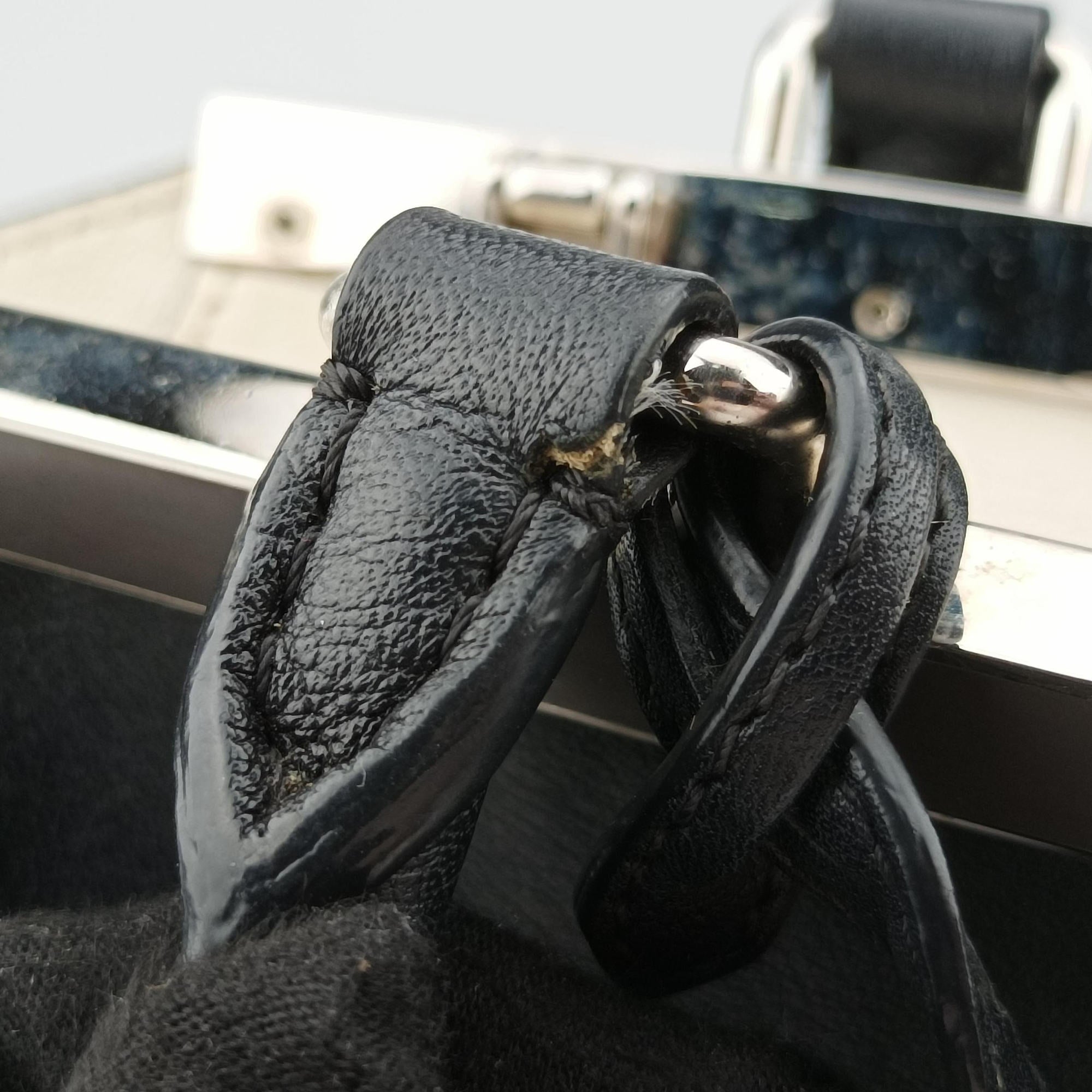 Troyage Trois Jours Black Leather 8BH279 8BH279-1A5 158-8762トロワジュール ブラック レザー 8BH279 8BH279-1A5 158-8762