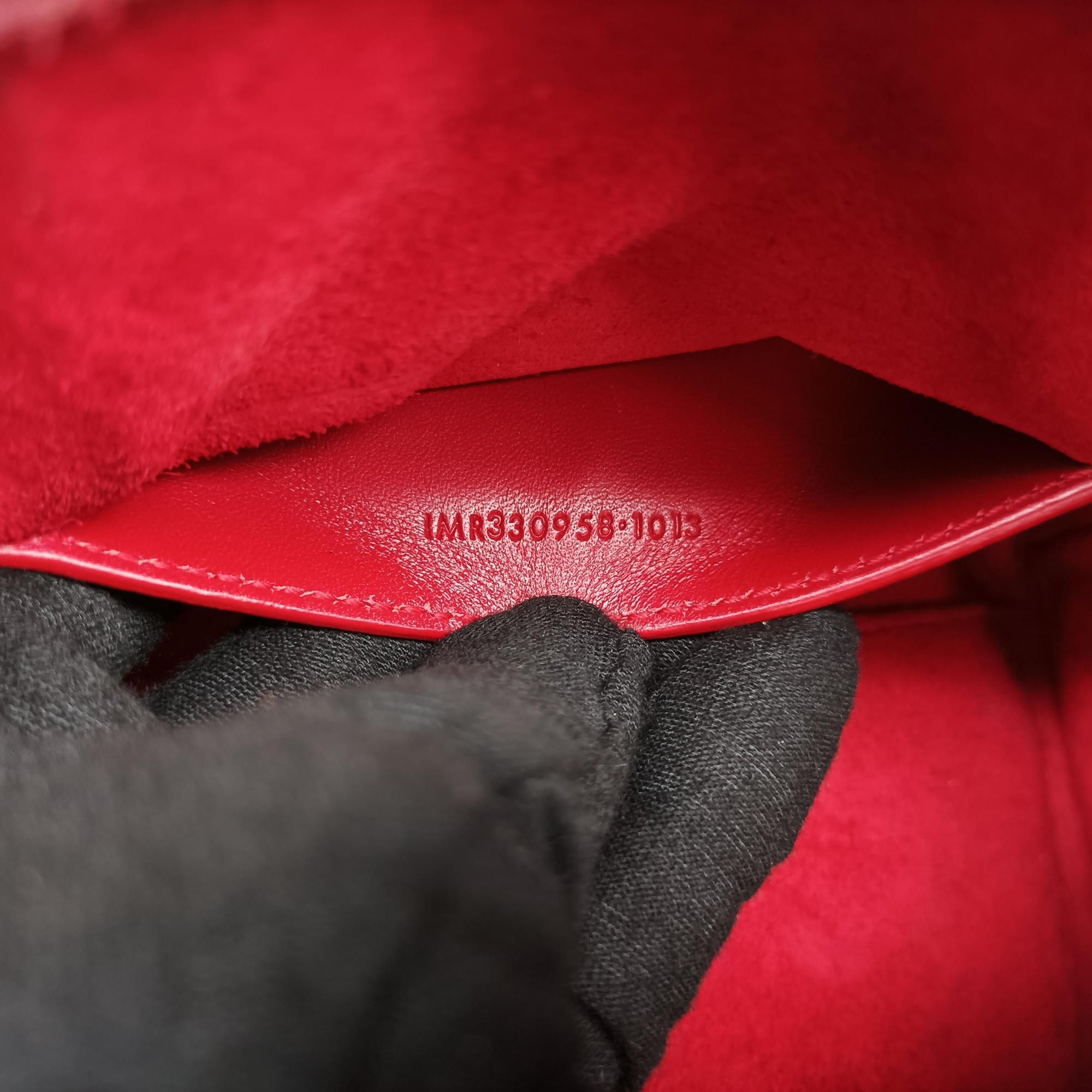 CLASSIC BABY DUFFLE Red Leather 330958 IMR330958.1013クラシック ベイビーダッフル レッド レザー 330958 IMR330958.1013