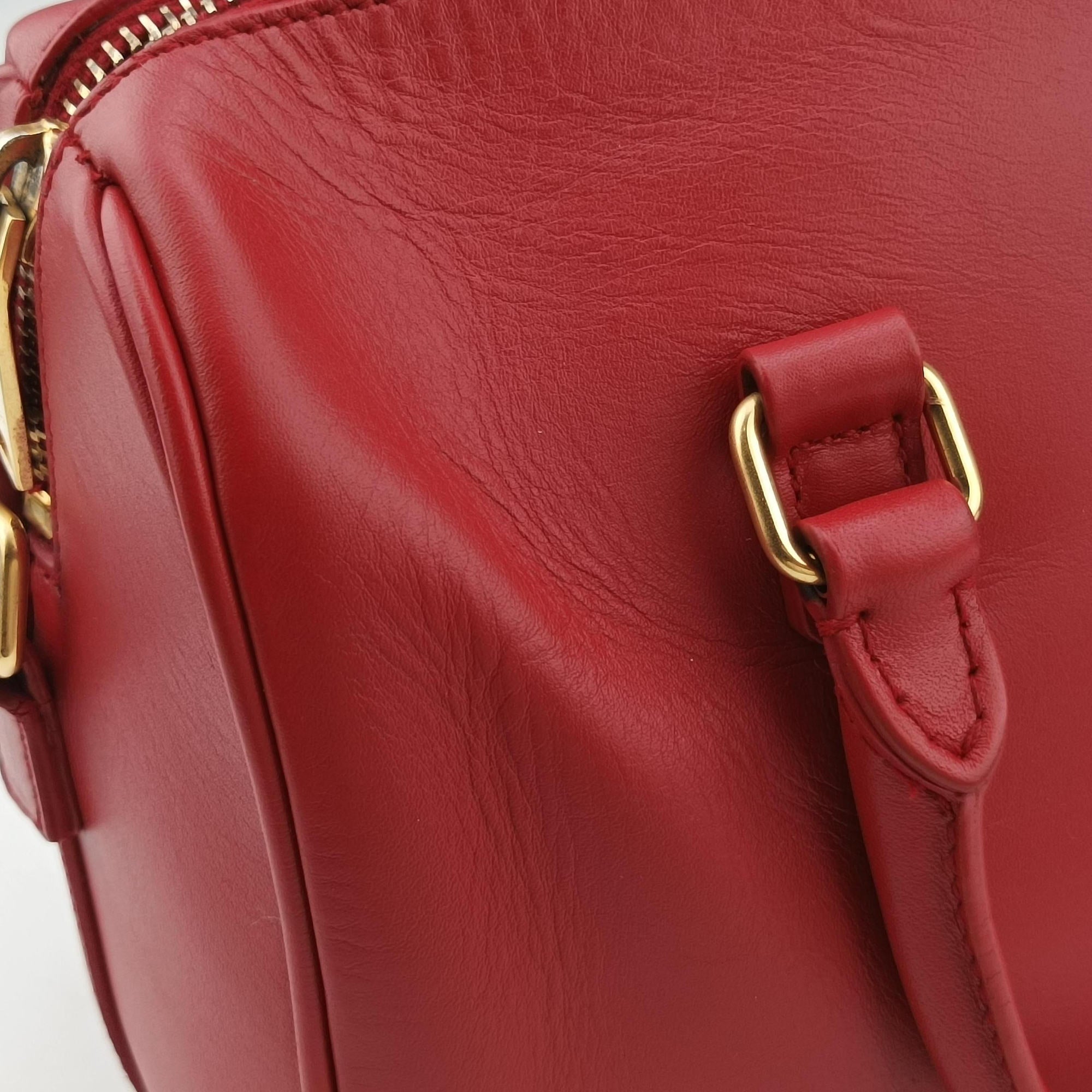 CLASSIC BABY DUFFLE Red Leather 330958 IMR330958.1013クラシック ベイビーダッフル レッド レザー 330958 IMR330958.1013
