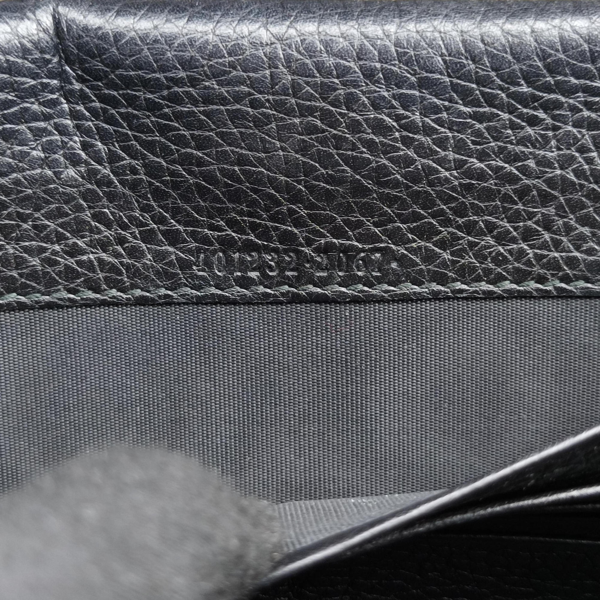 GG Marmont Black Leather 401232 GGマーモント ブラック レザー 401232