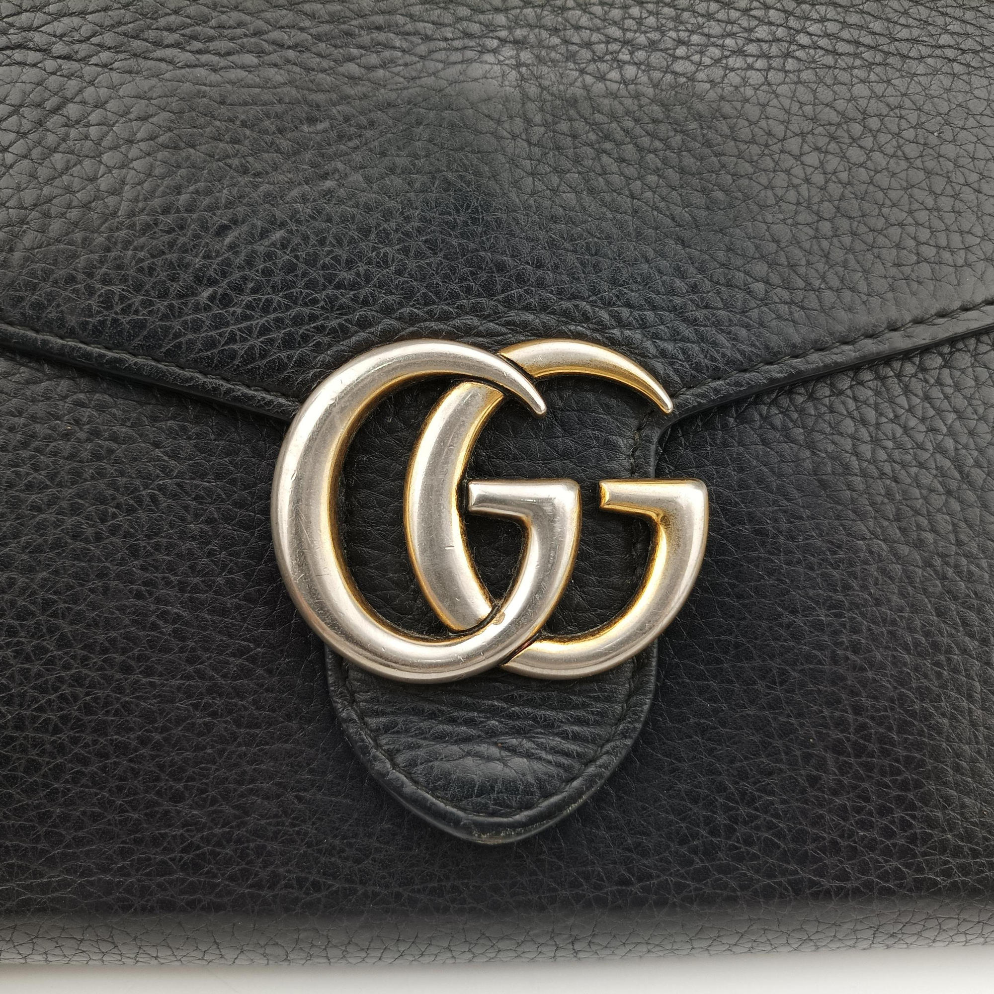 GG Marmont Black Leather 401232 GGマーモント ブラック レザー 401232
