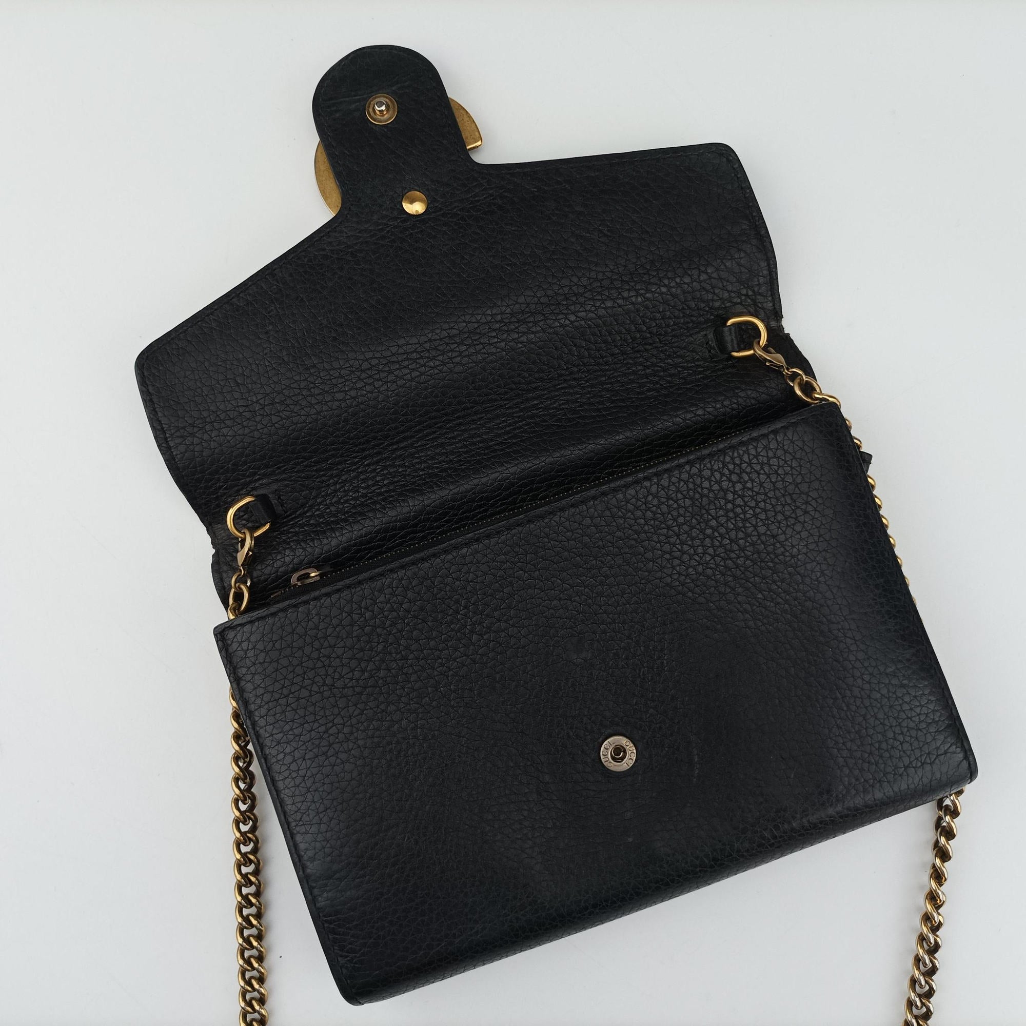 GG Marmont Black Leather 401232 GGマーモント ブラック レザー 401232