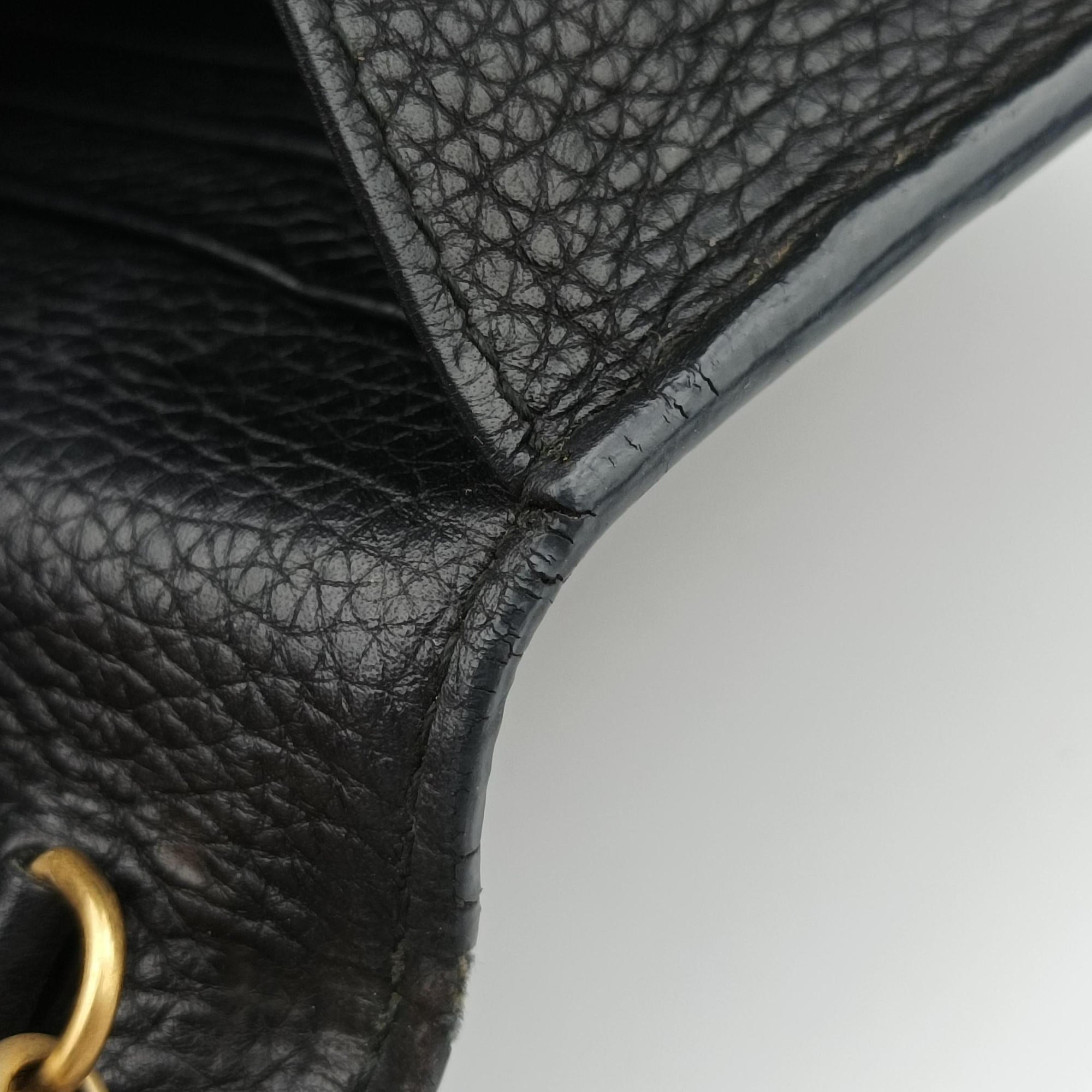 GG Marmont Black Leather 401232 GGマーモント ブラック レザー 401232