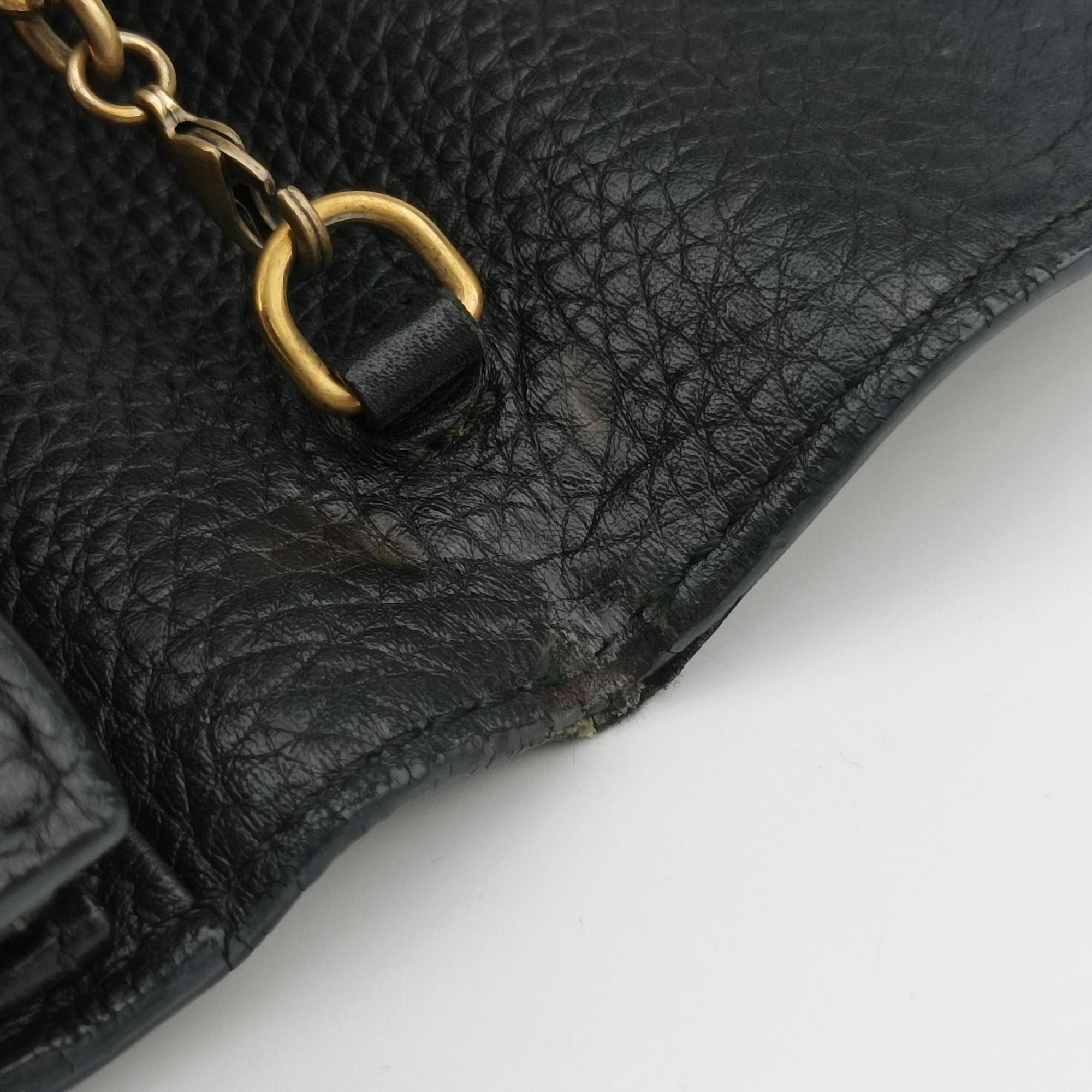 GG Marmont Black Leather 401232 GGマーモント ブラック レザー 401232