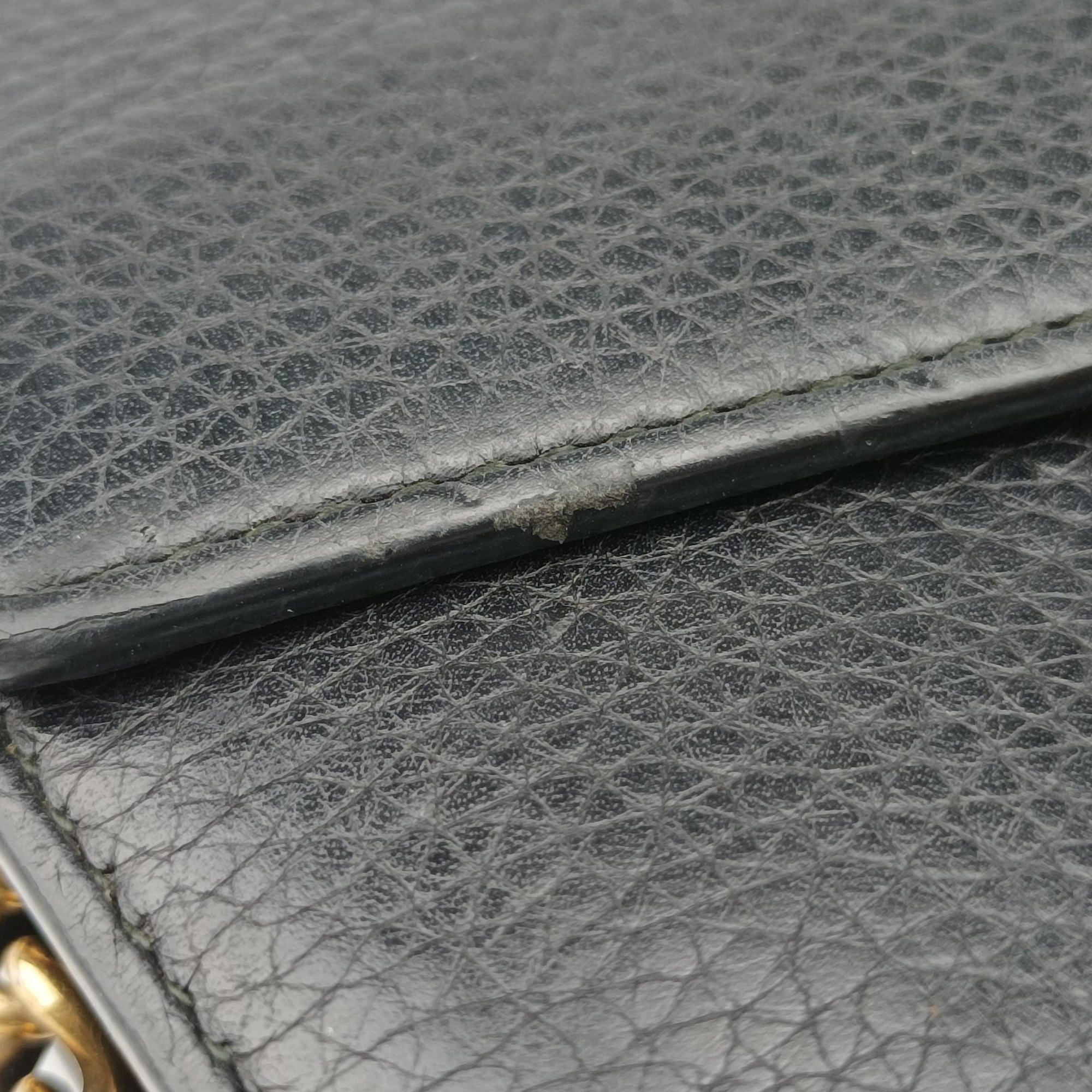 GG Marmont Black Leather 401232 GGマーモント ブラック レザー 401232