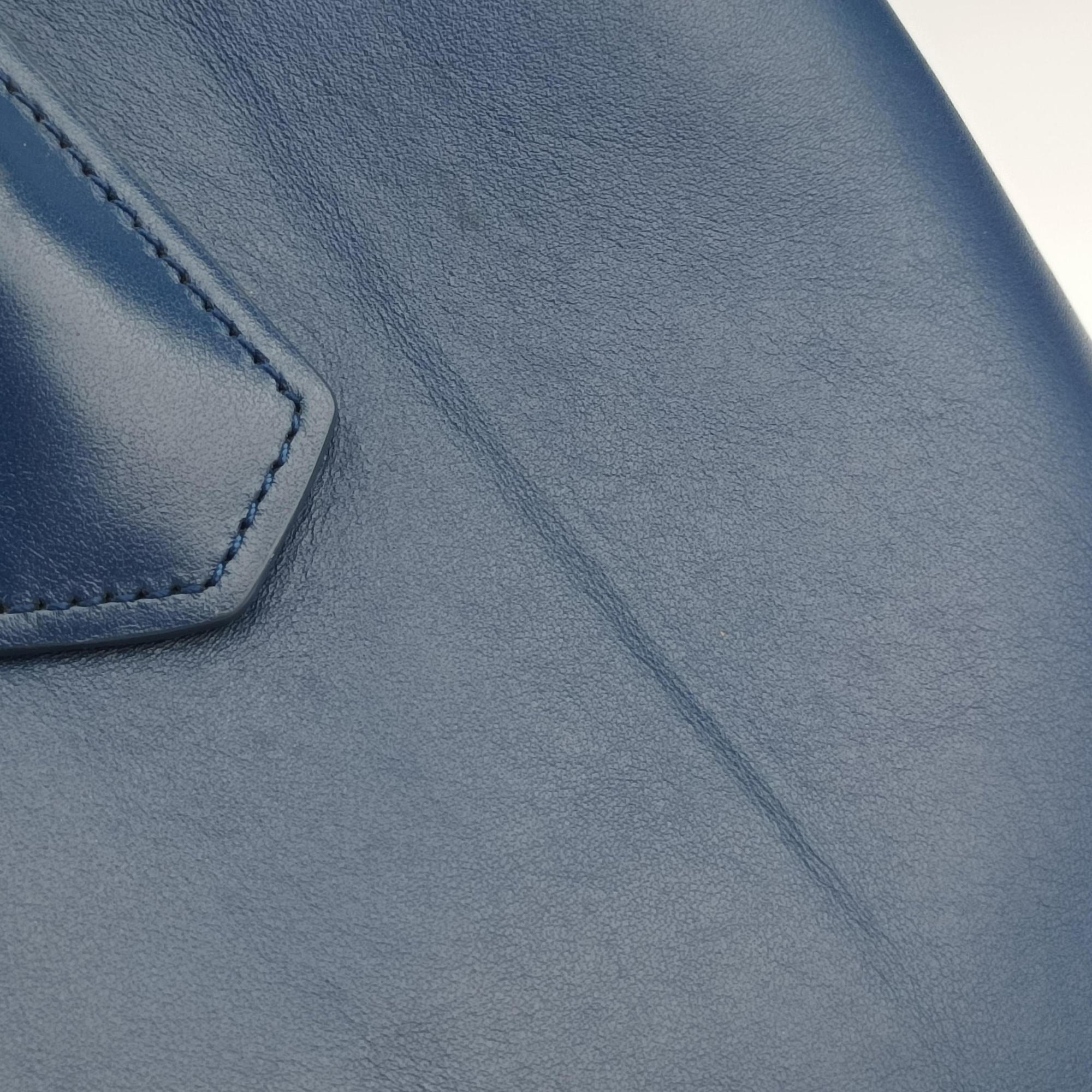 Double Cuir Blue SAFFIANO Leather B2756T 173ダブル キュイール ブルー サフィアーノレザー B2756T 173