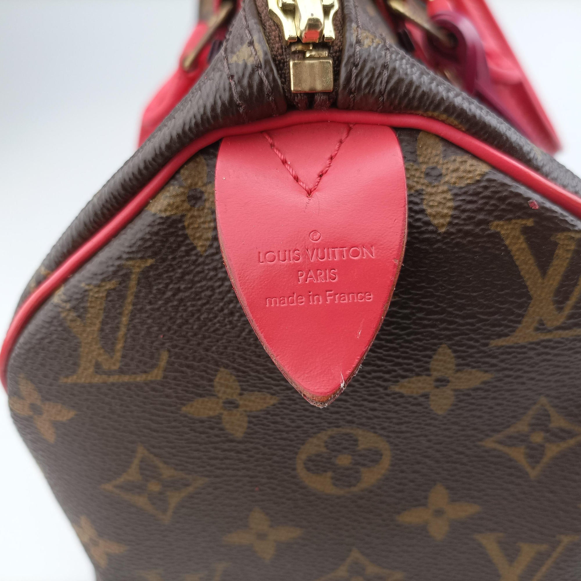 SPEEDY30 brown×Flamingo Monogram Totem M41665 DU2115スピーディ30 モノグラム/ブラウン×フラミンゴ モノグラム トーテム M41665 DU2115